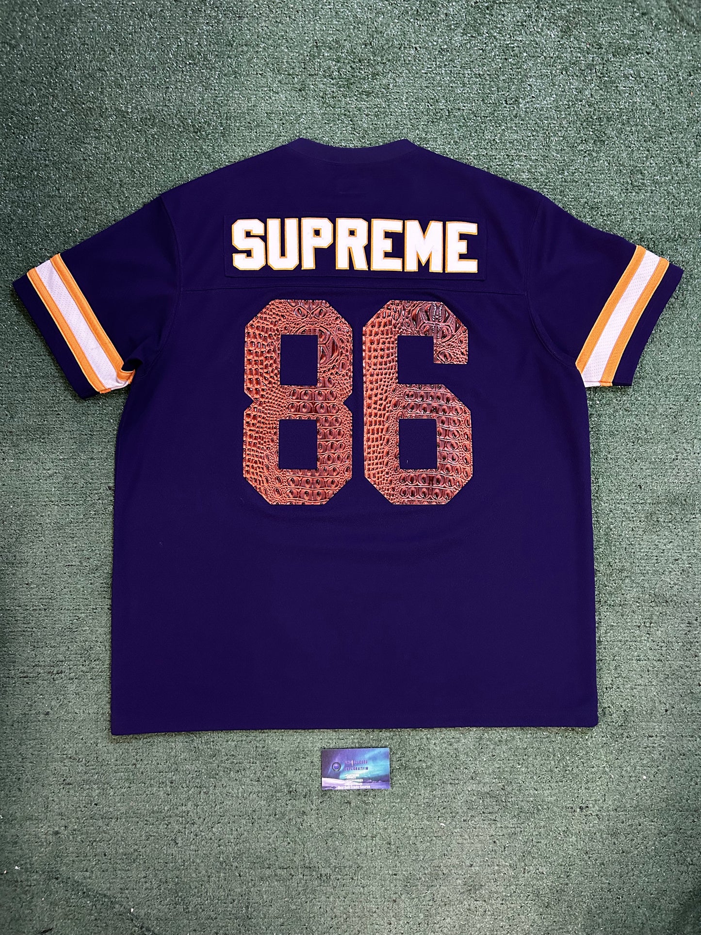 Supreme Faux Croc football jersey