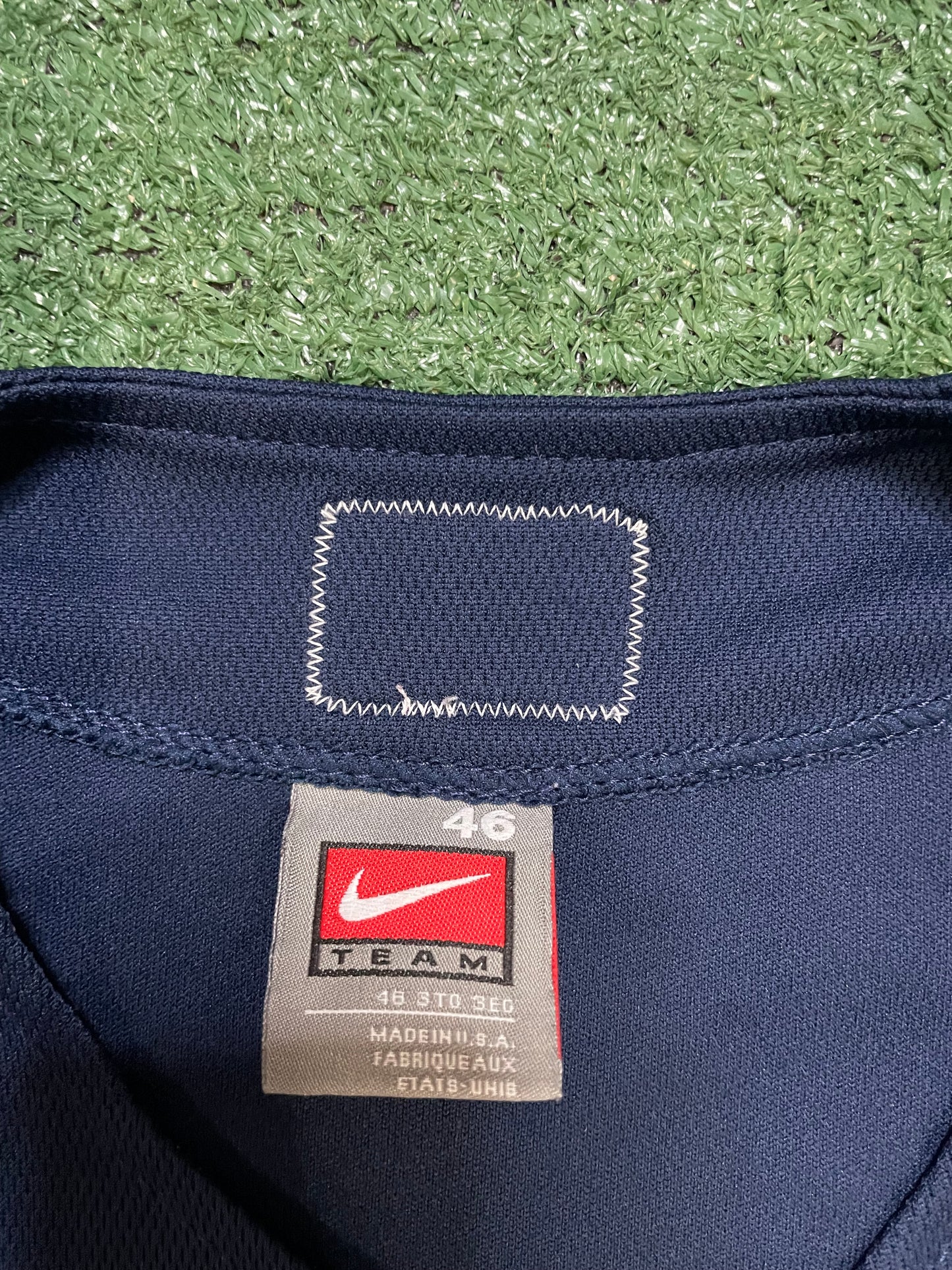 Vintage Nike Portland Beavers navy blue baseball #30 jersey