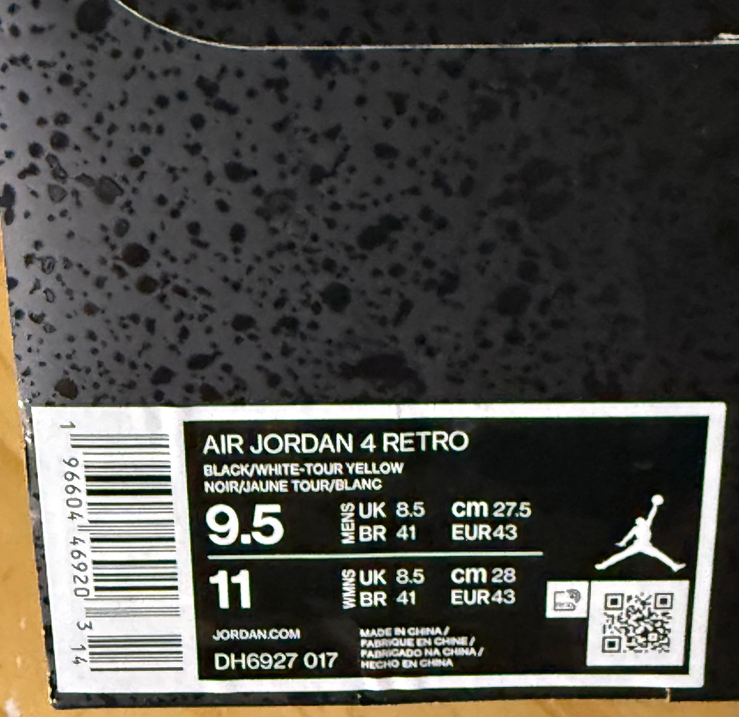 Jordan 4 Thunder