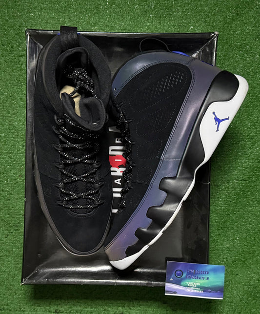 Jordan 9 Racer Blue 13 Men/14.5 Women “Preowned”