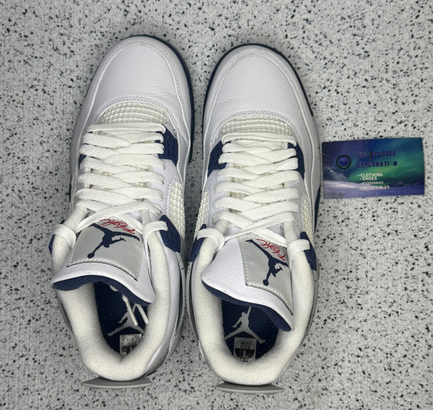 Jordan 4 Midnight Navy 8 Men/9.5 Women “Preowned”
