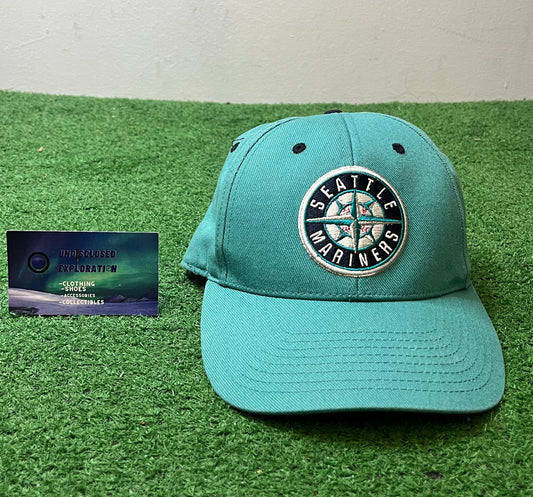 Vintage Seattle Mariners MLB teal embroidered hat
