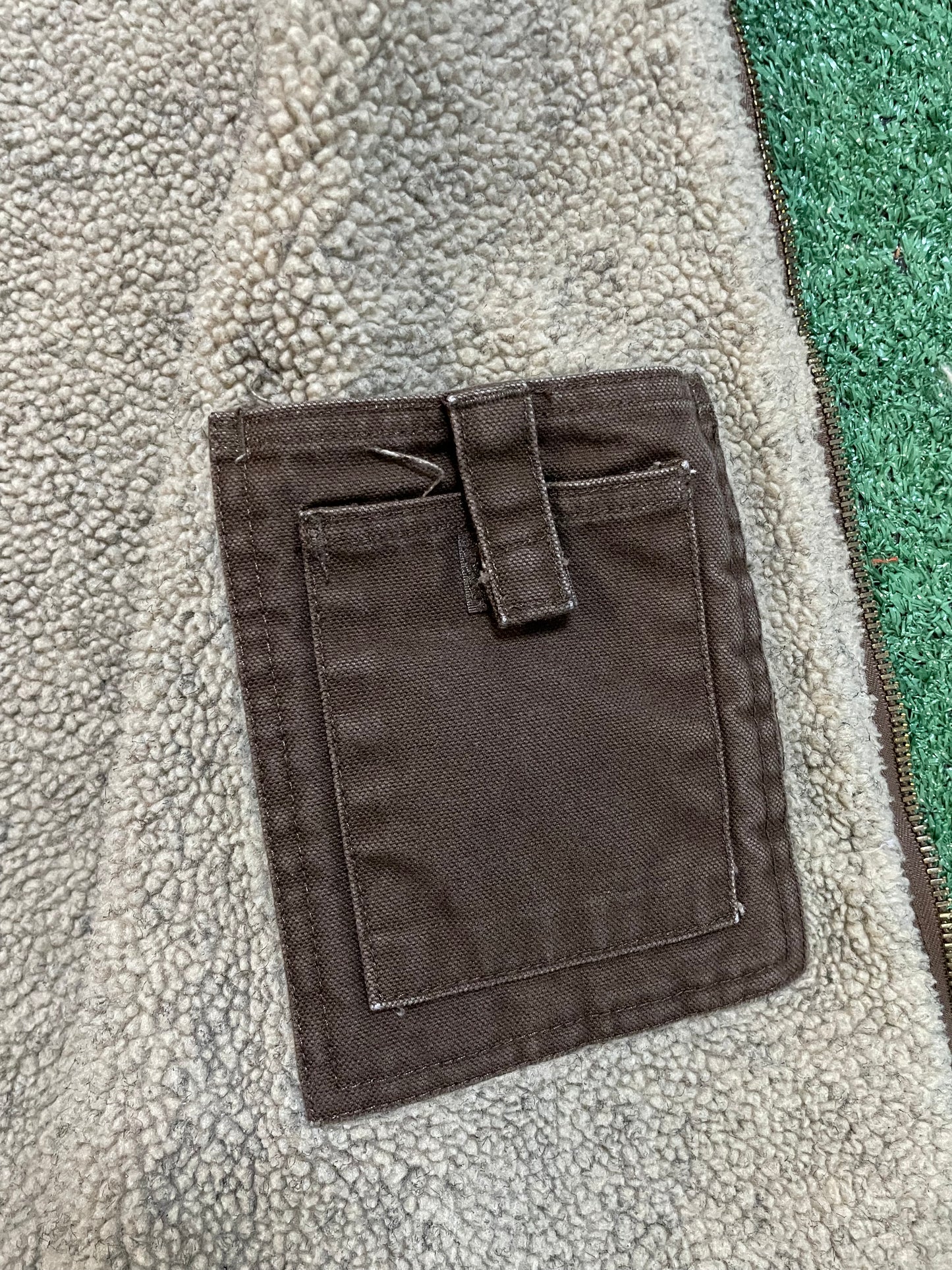 Vintage Schmidt workwear brown vest