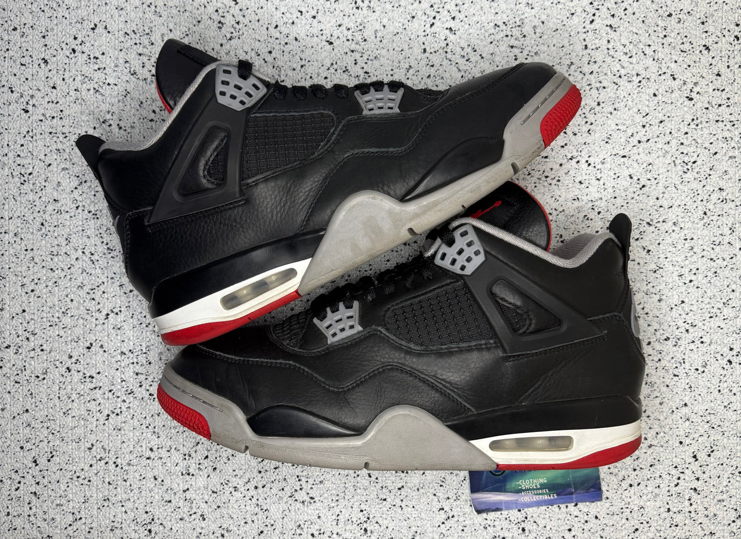 Jordan 4 Bred Reimagined 10.5 Men/12 Women “Preowned”