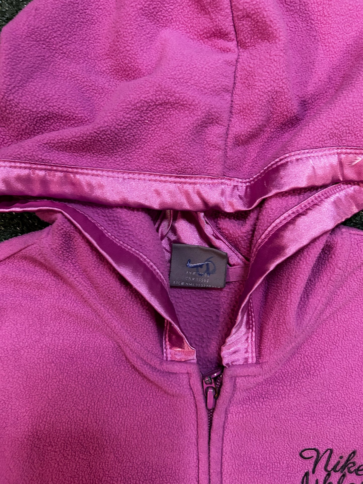 Vintage 2000s Nike pink athletics jacket zipup