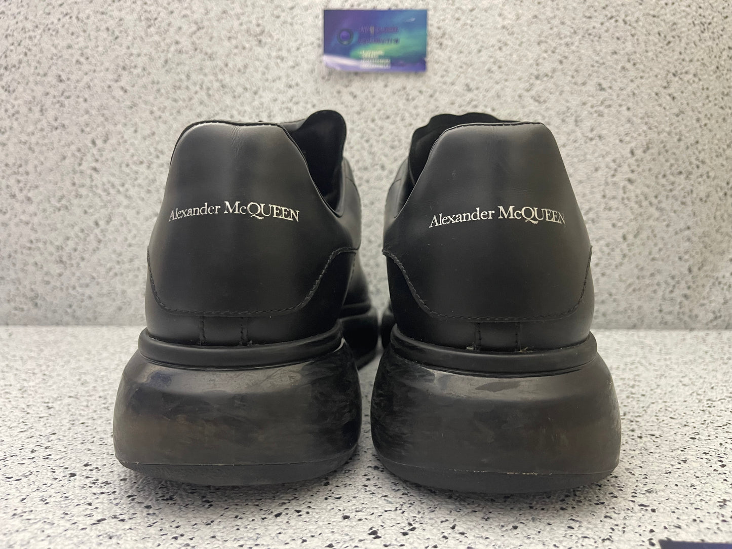 Alexander McQueen Oversized Sneaker Clear Sole Black 45 EU/12 Men “Preowned”