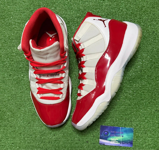 Jordan 11 Cherry 9 Men/10.5 Women “Preowned”