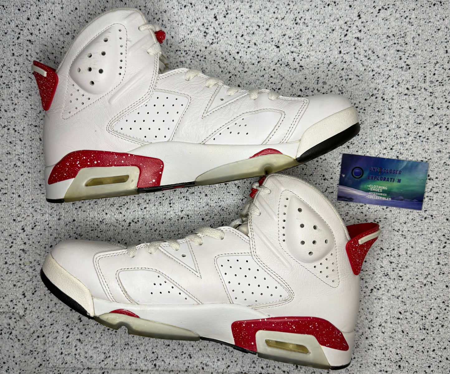 Jordan 6 Red Oreo 10.5 Men/12 Women “Preowned”
