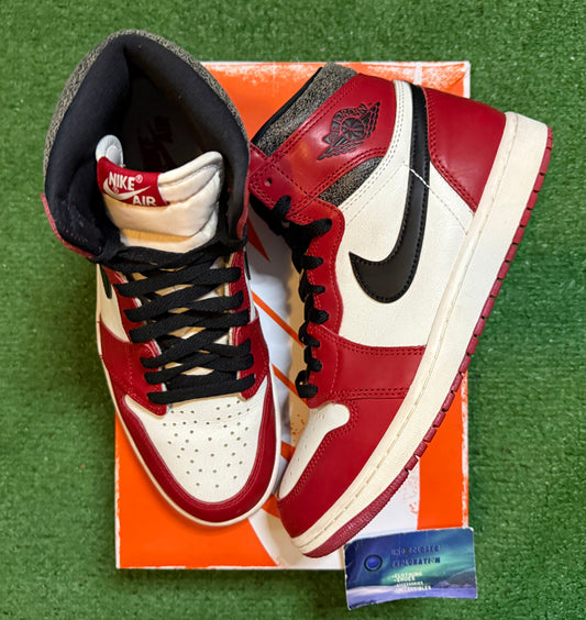 Jordan 1 Lost And Found Chicago 10 Men/11.5 Women “Preowned”
