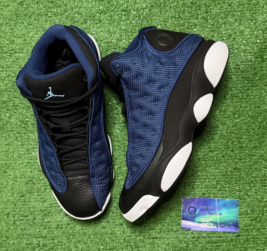 Jordan 13 Brave Blue 9 Men/10.5 Women “Preowned”