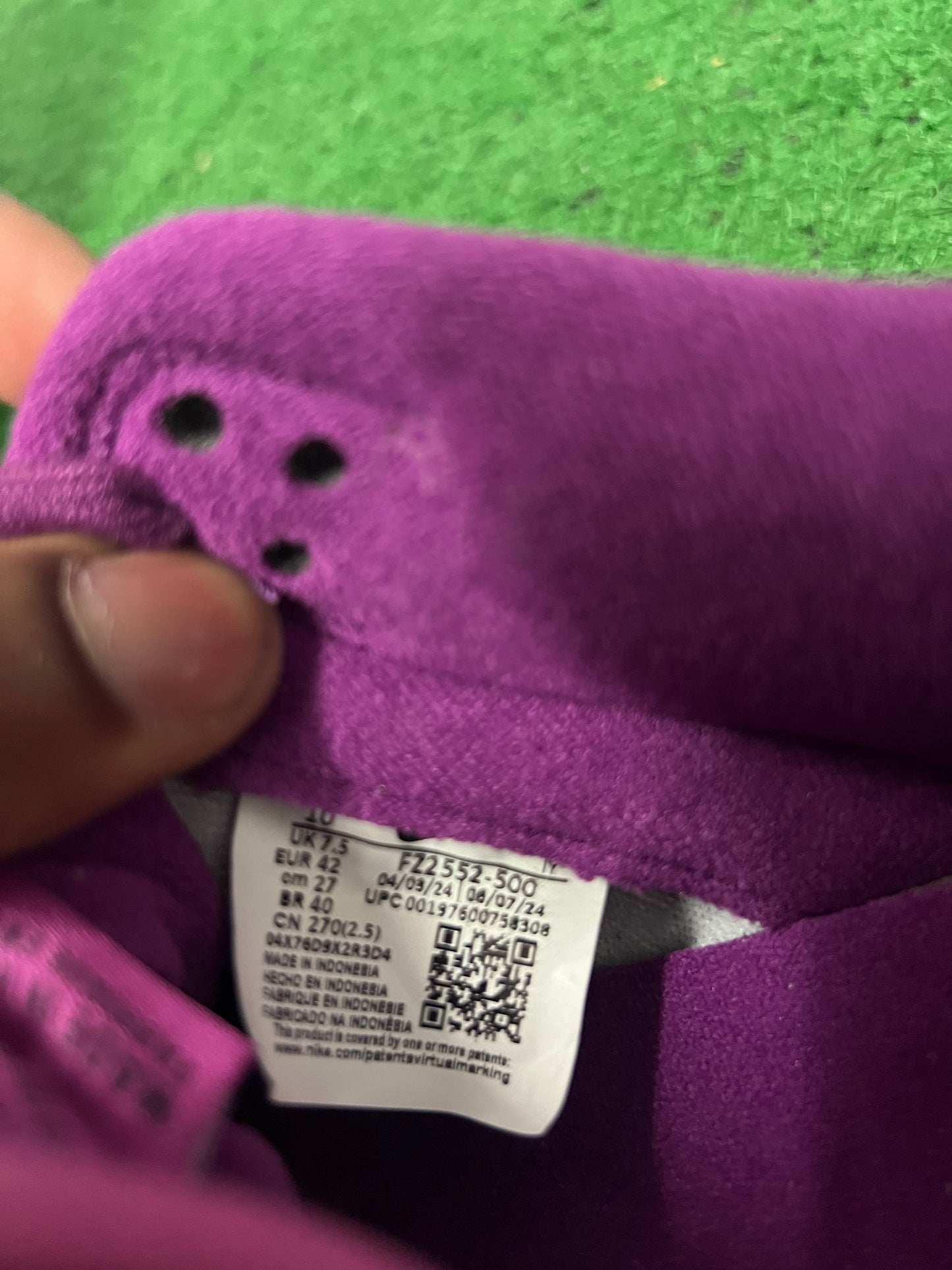 Nike dunk low viotech fuchsia
