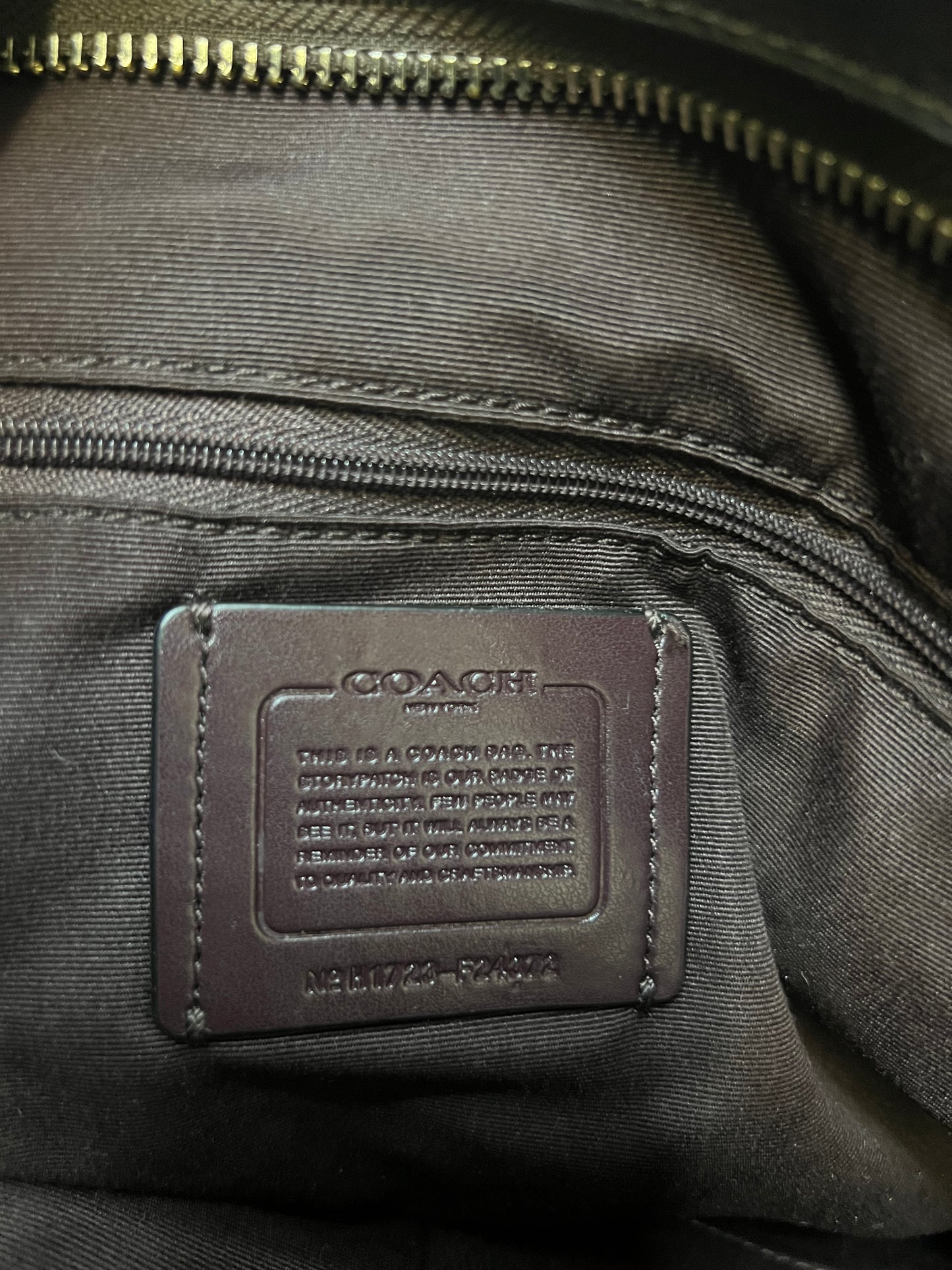 Coach peony floral oxblood cherry tote bag