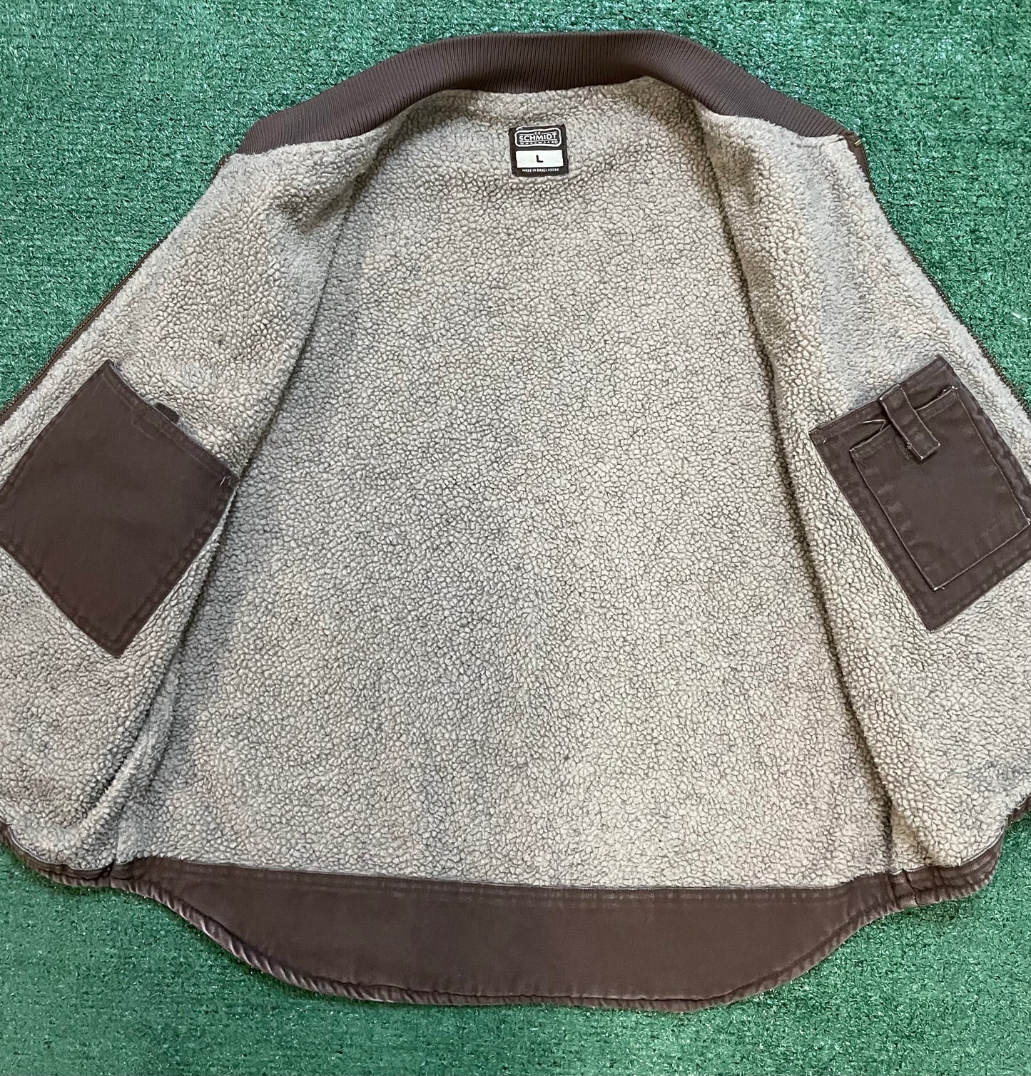 Vintage Schmidt workwear brown vest