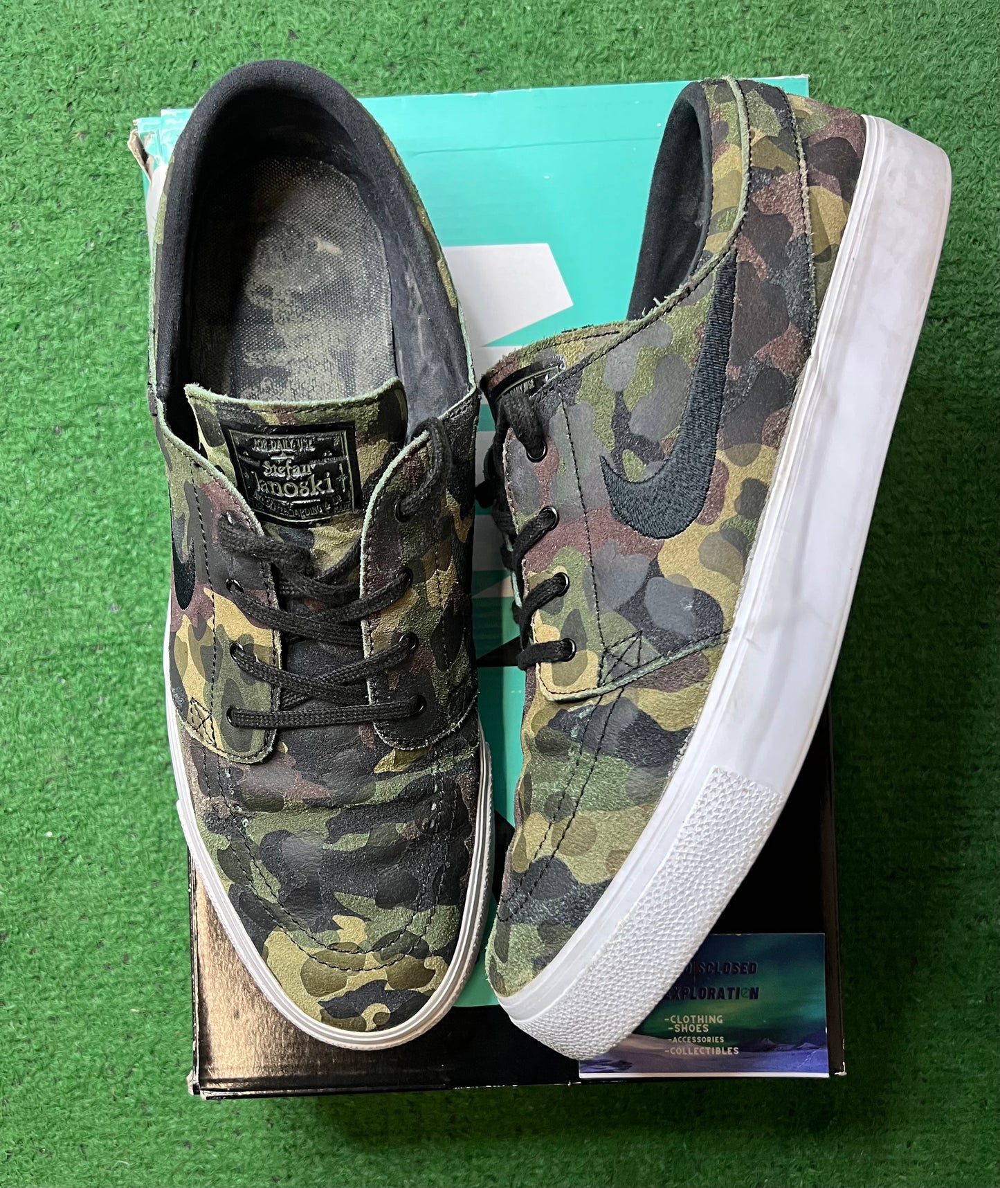 Nike SB zoom stefan janoski woodland camo size 12men/13.5women