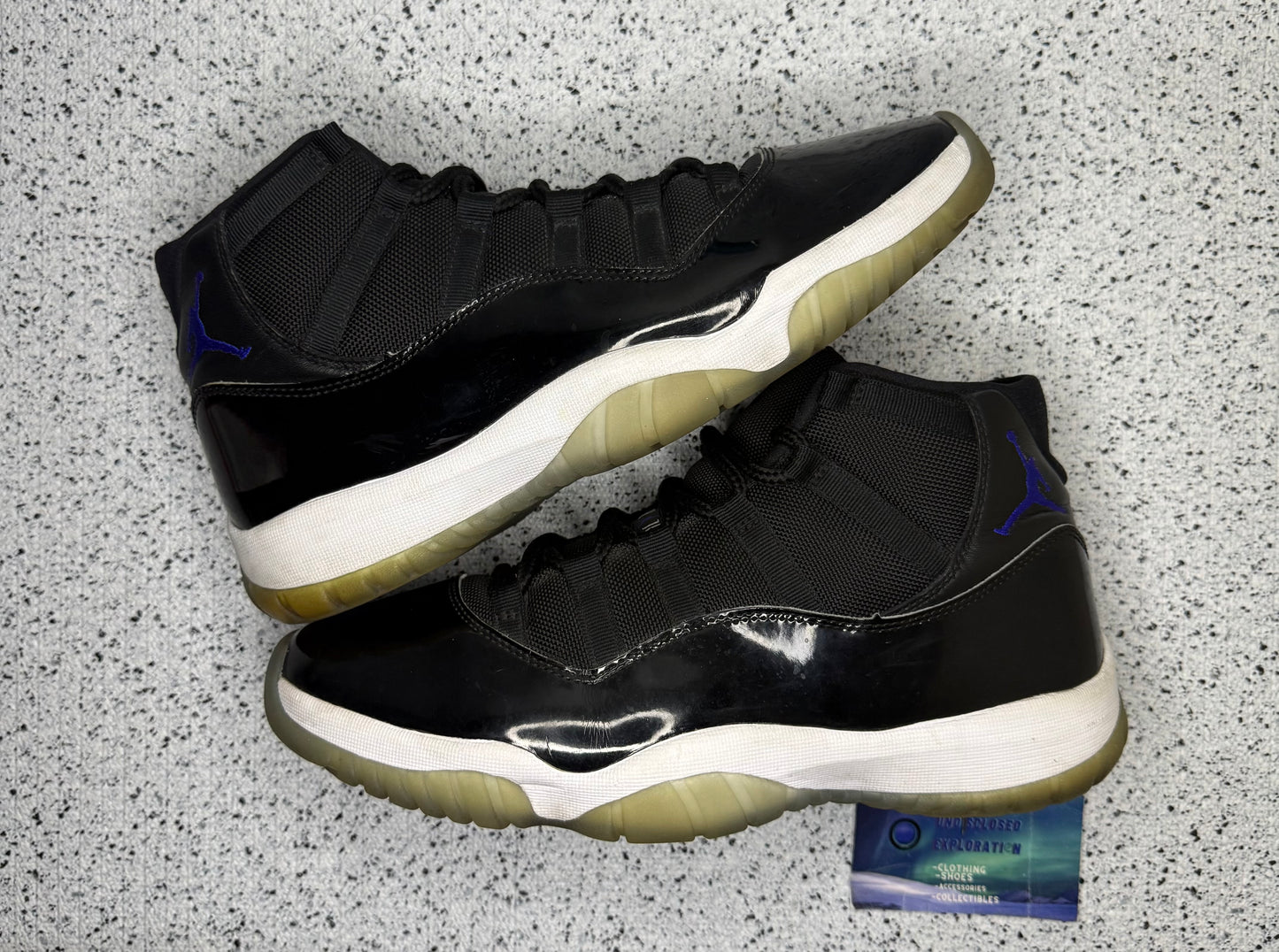 Jordan 11 Space Jam 10 Men/11.5 Women “Preowned”