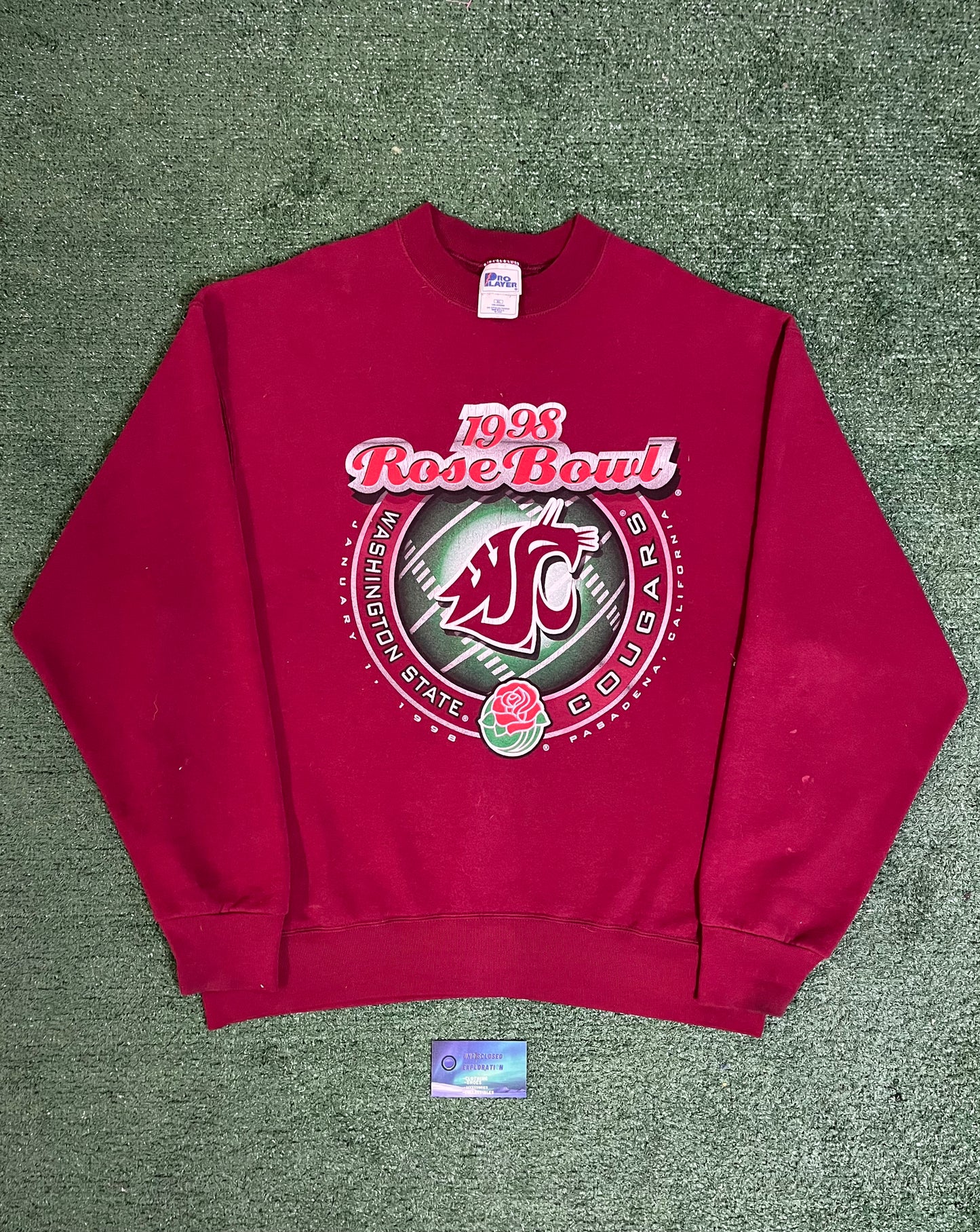 Vintage 1998 wsu Washington state rose bowl crewneck