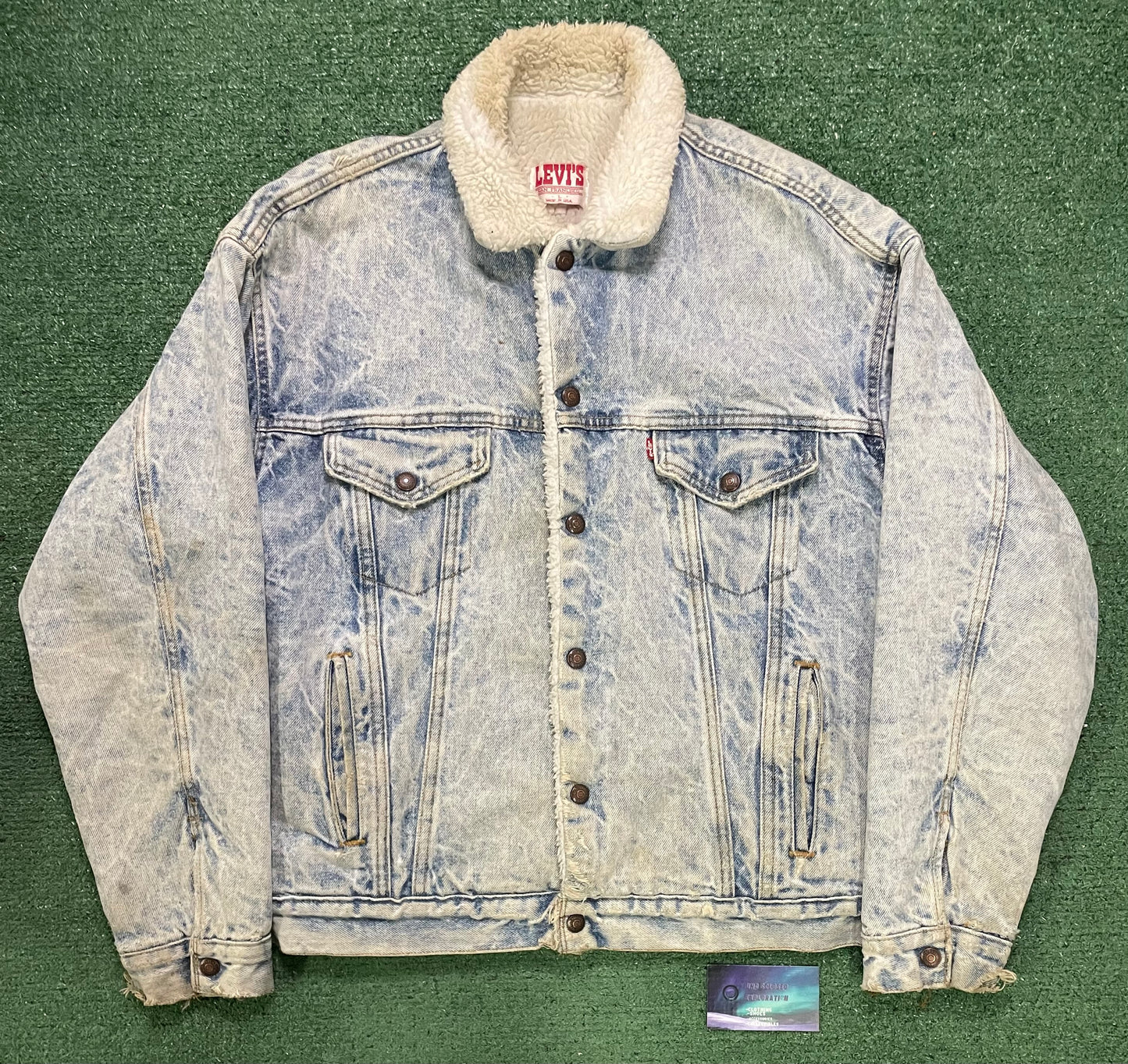 Vintage 1980s Levi’s Sherpa jean jacket