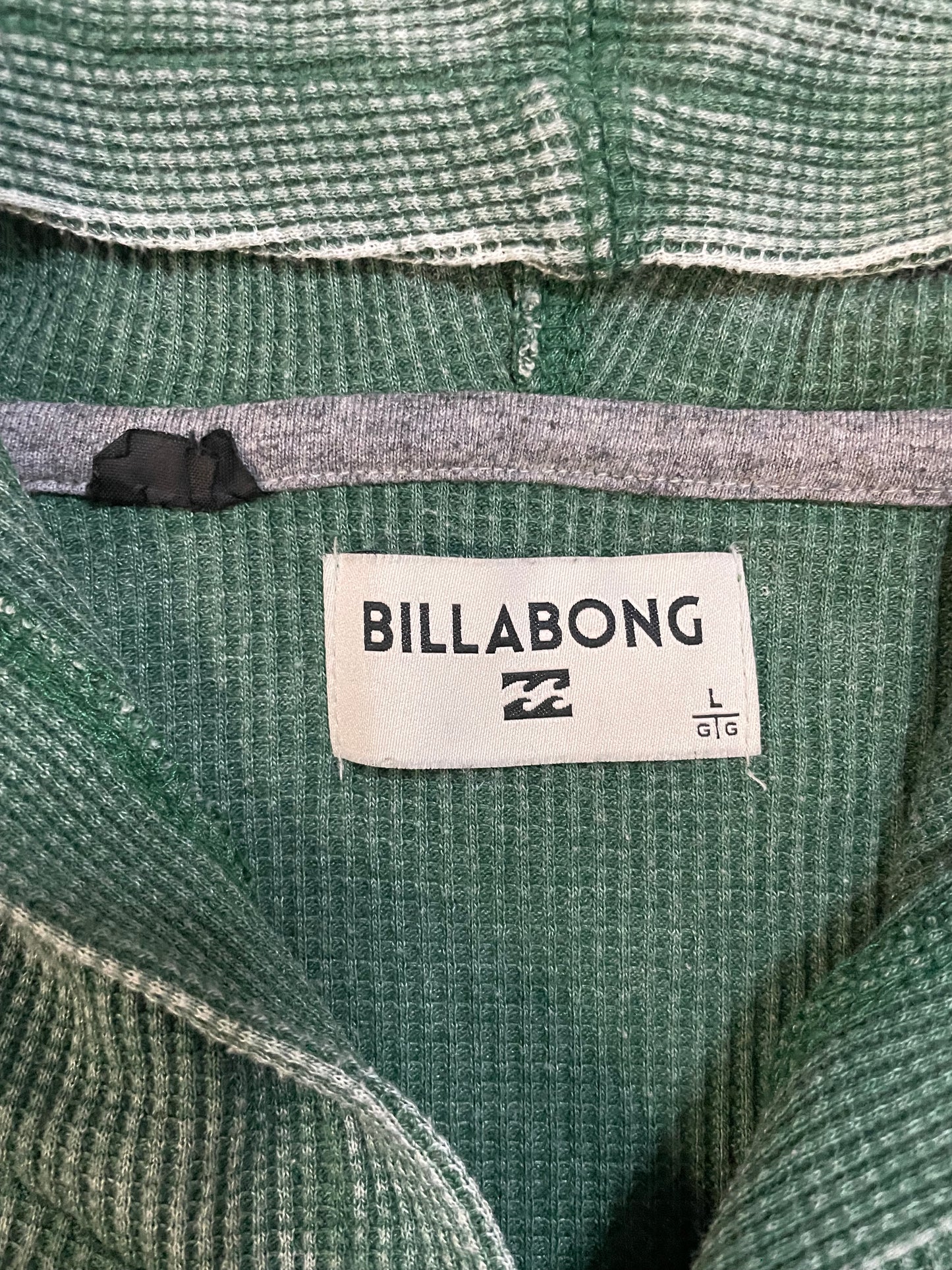 Billabong green pullover hoodie