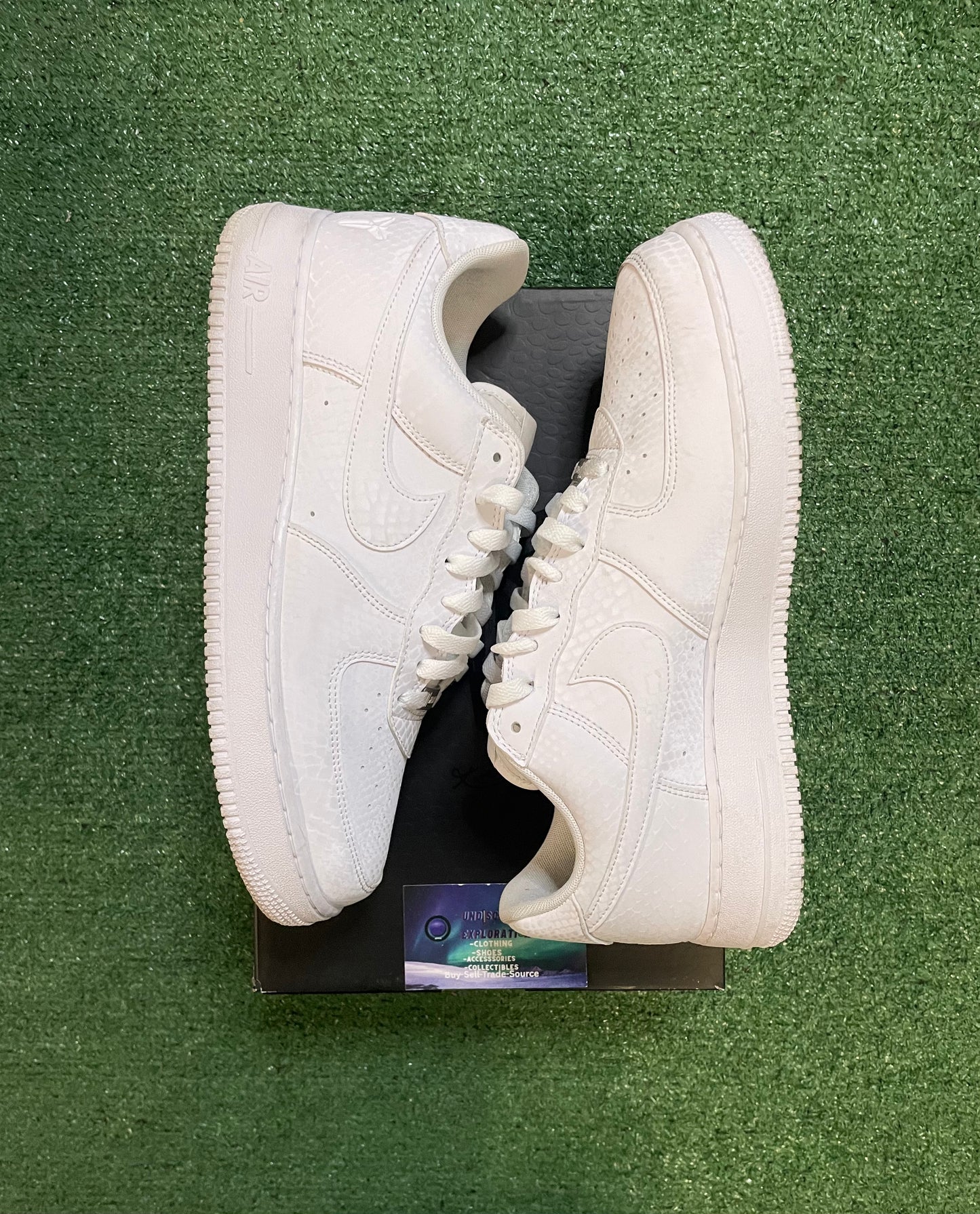 Nike Air Force 1 Low Kobe Bryant forever white size 11men/12.5women