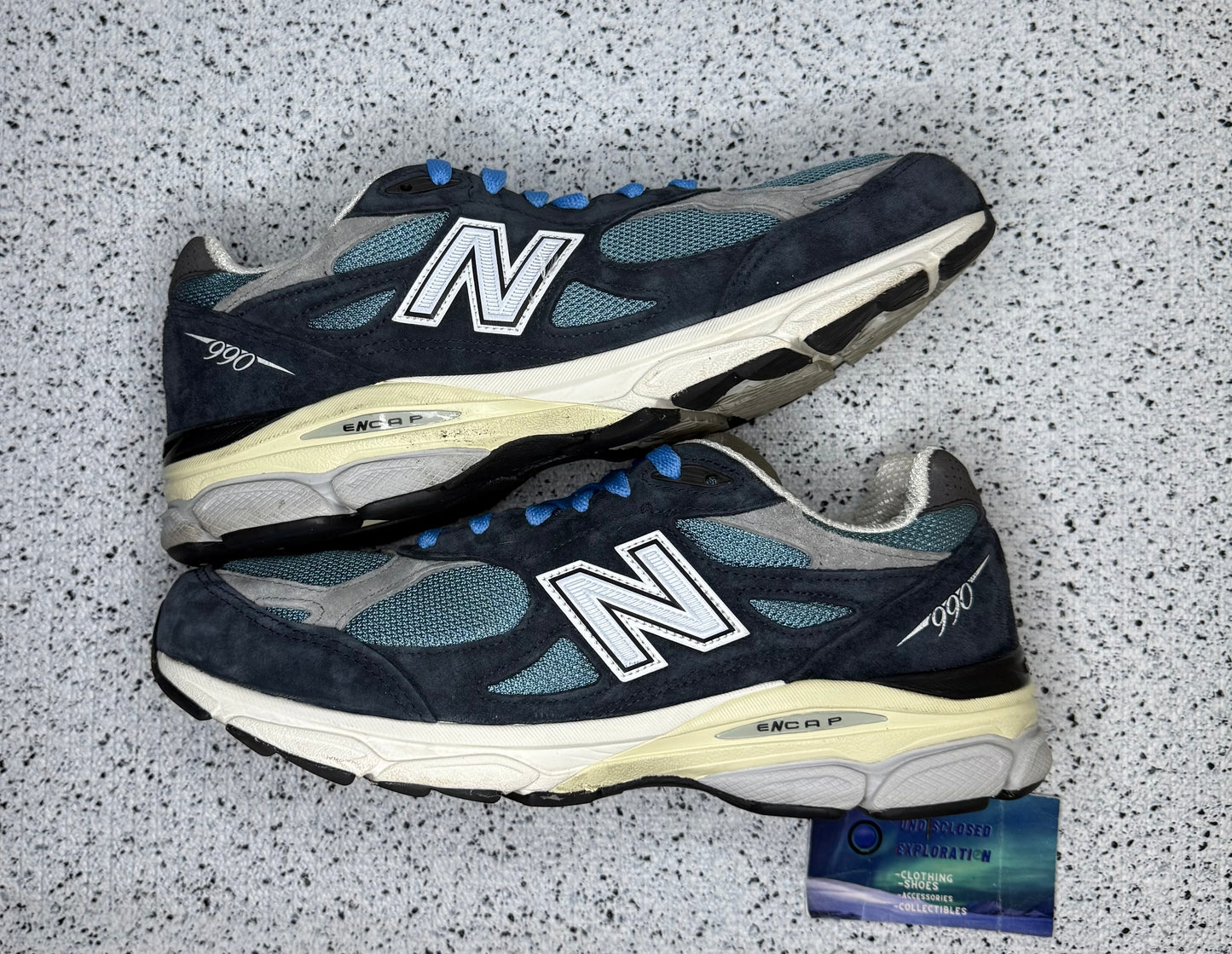 New Balance 990v3 Teddy Santis Navy 9.5 Men/11 Women “Preowned”