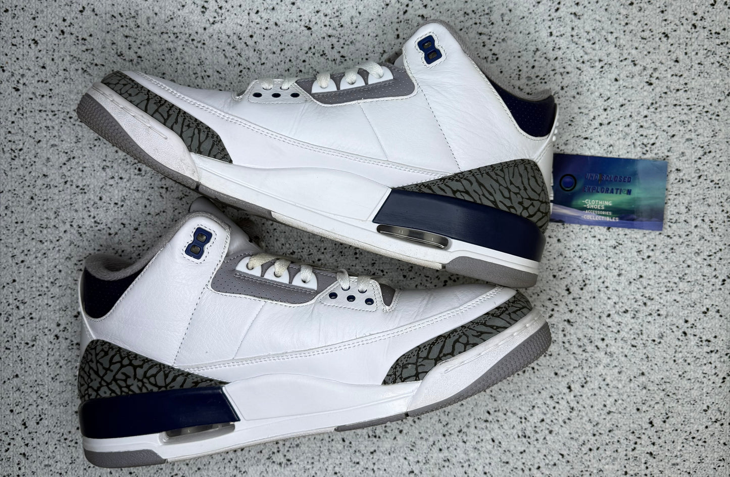 Jordan 3 Midnight Navy 11.5 Men/13 Women “Preowned”