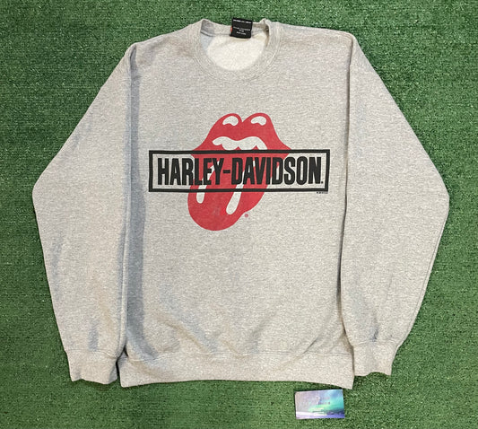 Harley Davidson Rolling Stones crewneck