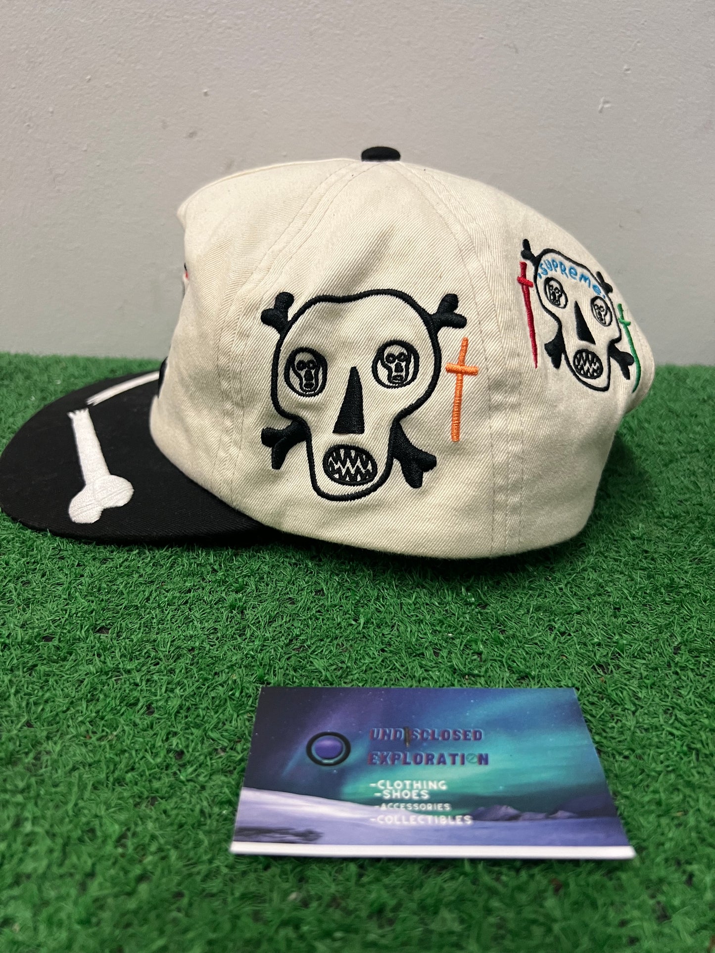 Supreme clay Patterson skulls hat