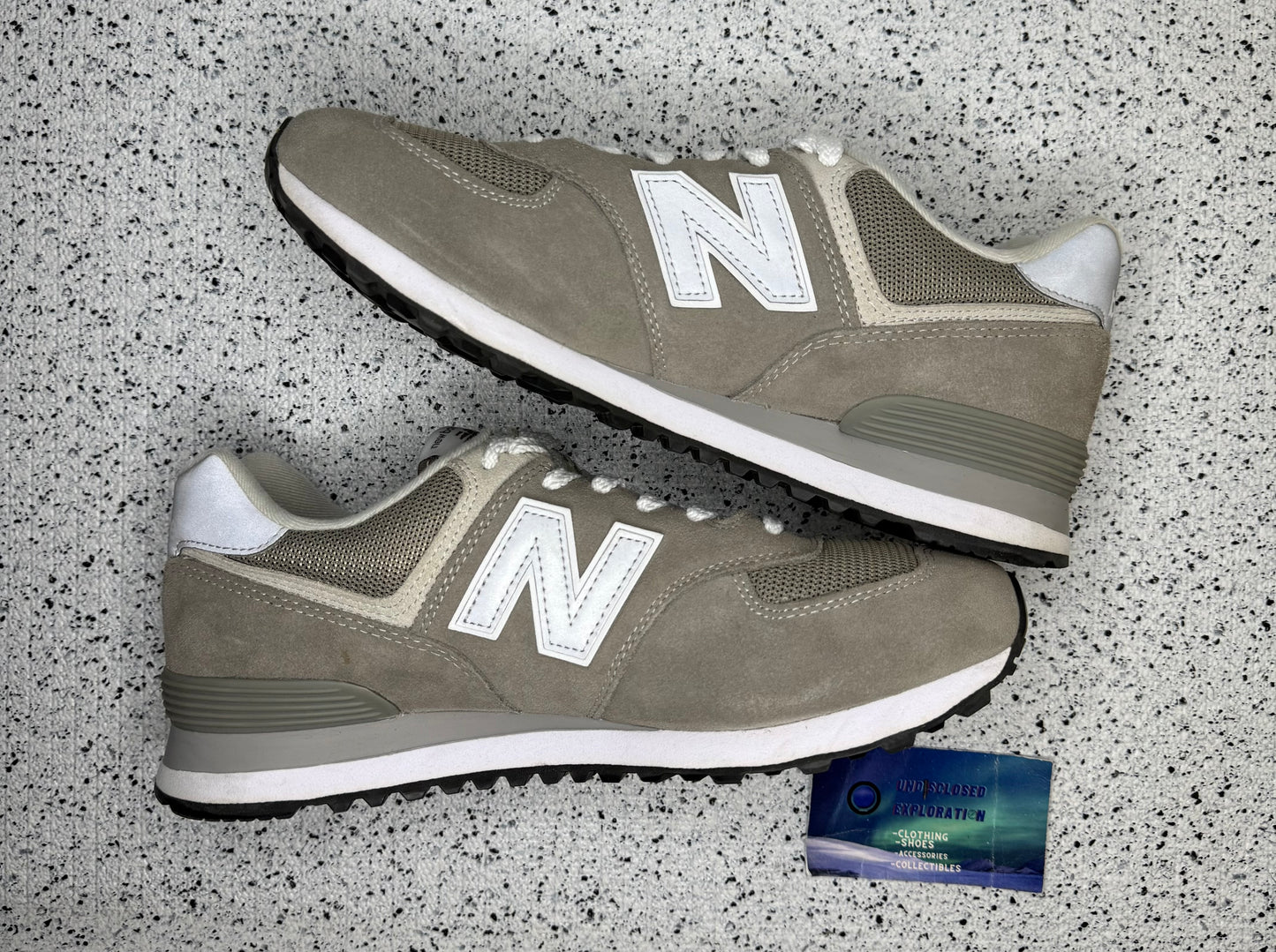 New Balance 574 Grey 9.5 Men/11 Women
