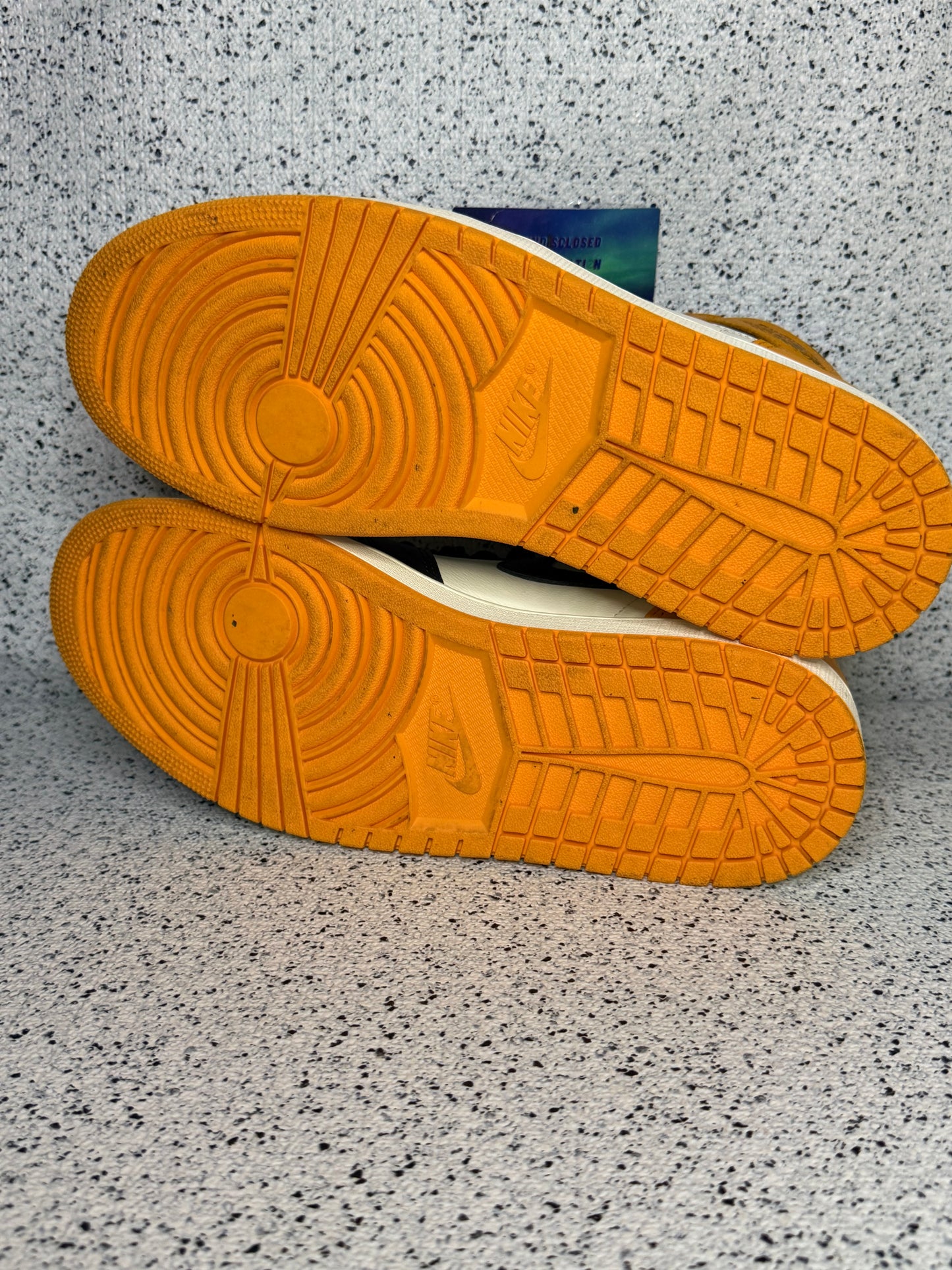 Jordan 1 Yellow Toe Taxi 11 Men/12.5 Women “Preowned”