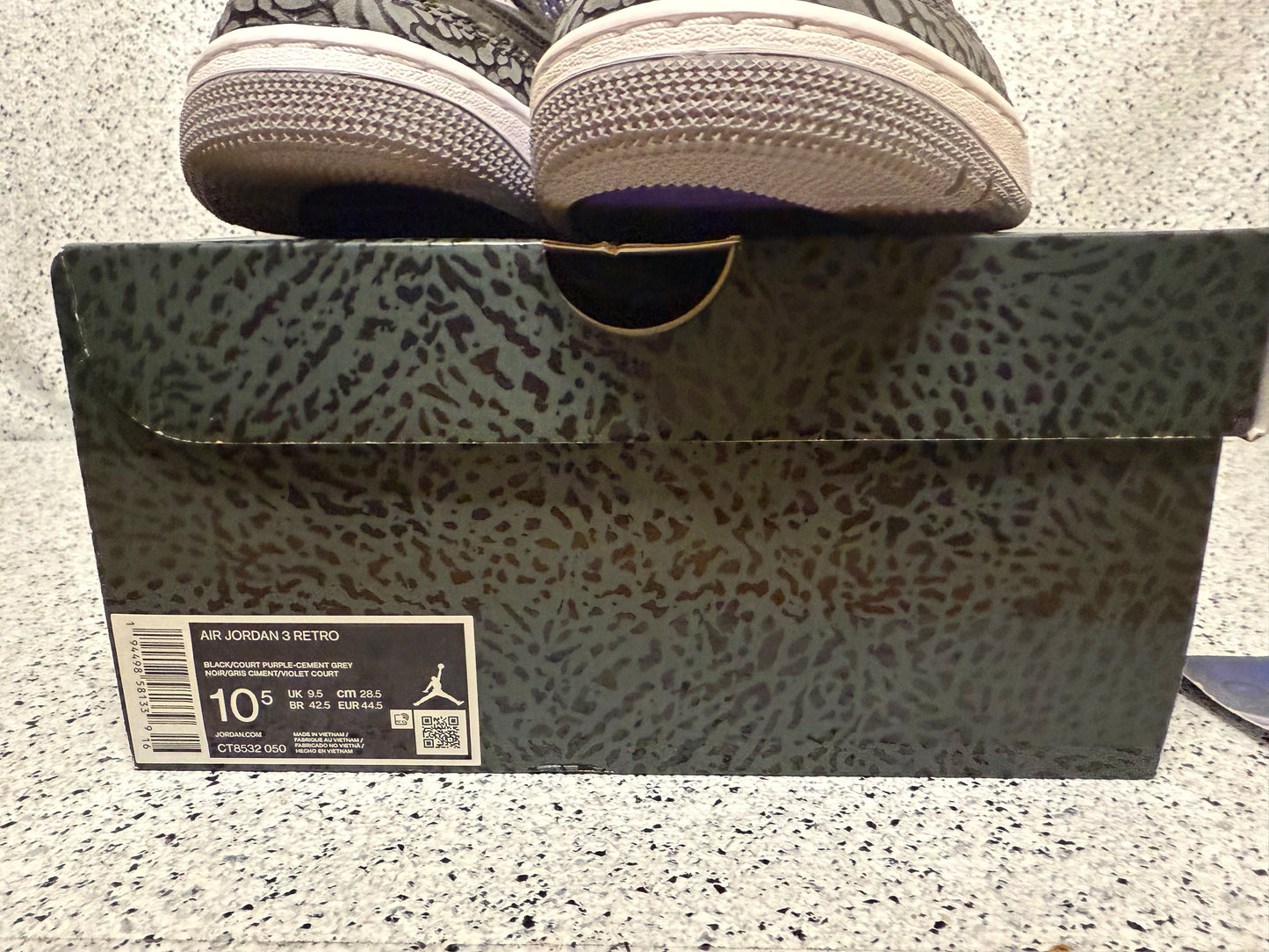 Jordan 3 Court Purple