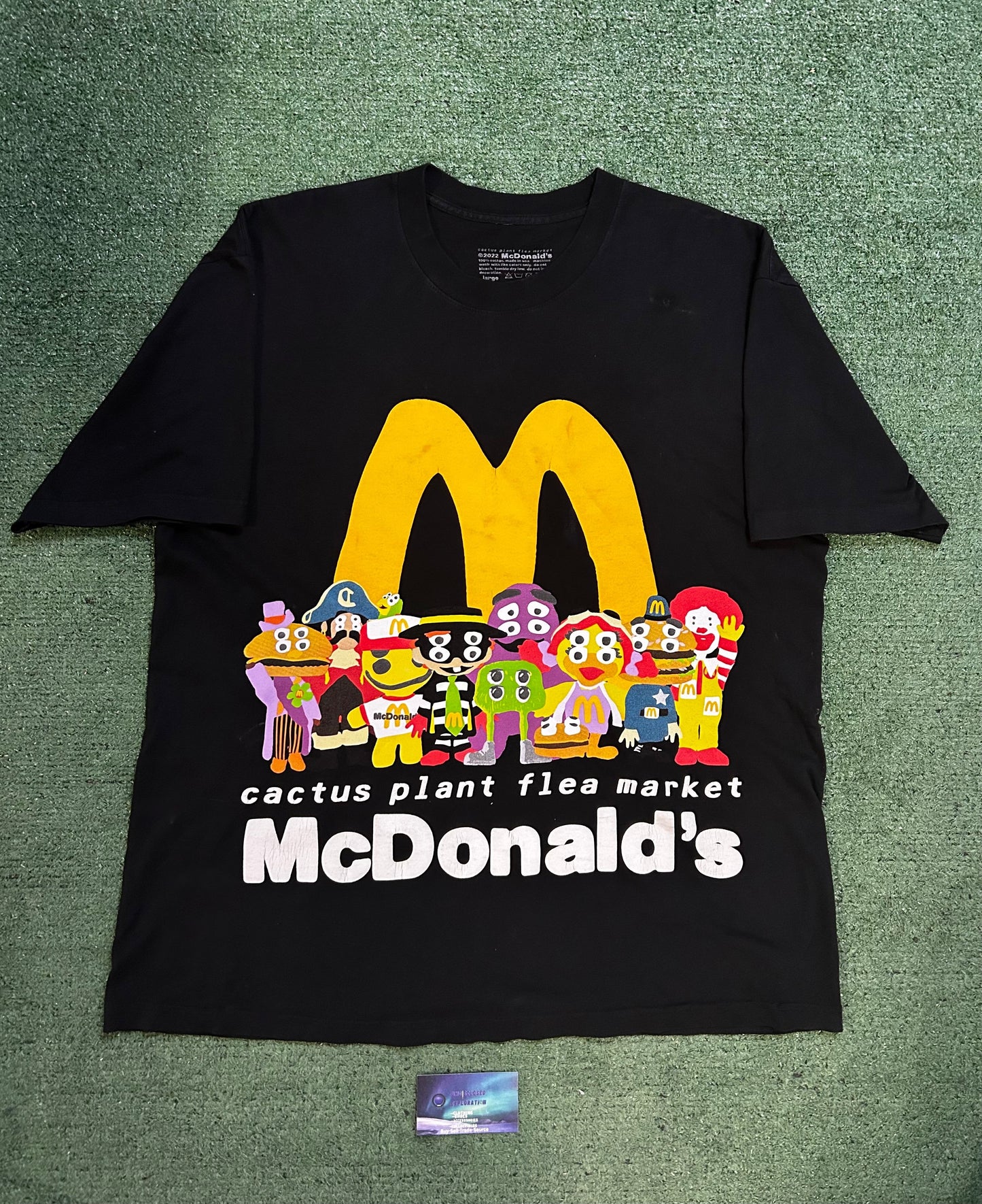 CPFM X MCdonalds black tee