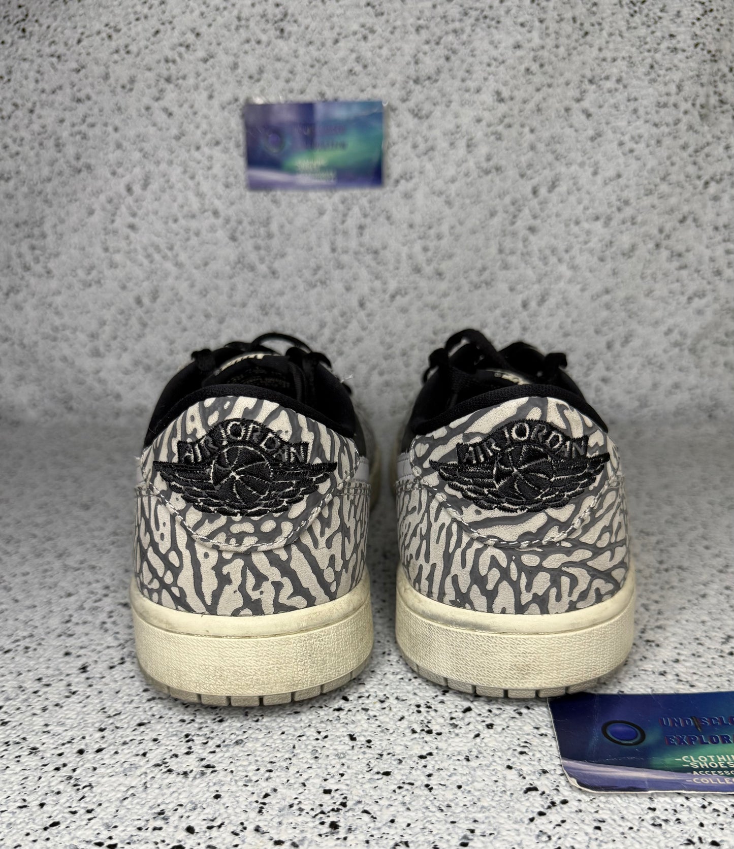 Jordan 1 Low Black Cement 10 Men/11.5 Women “Preowned”