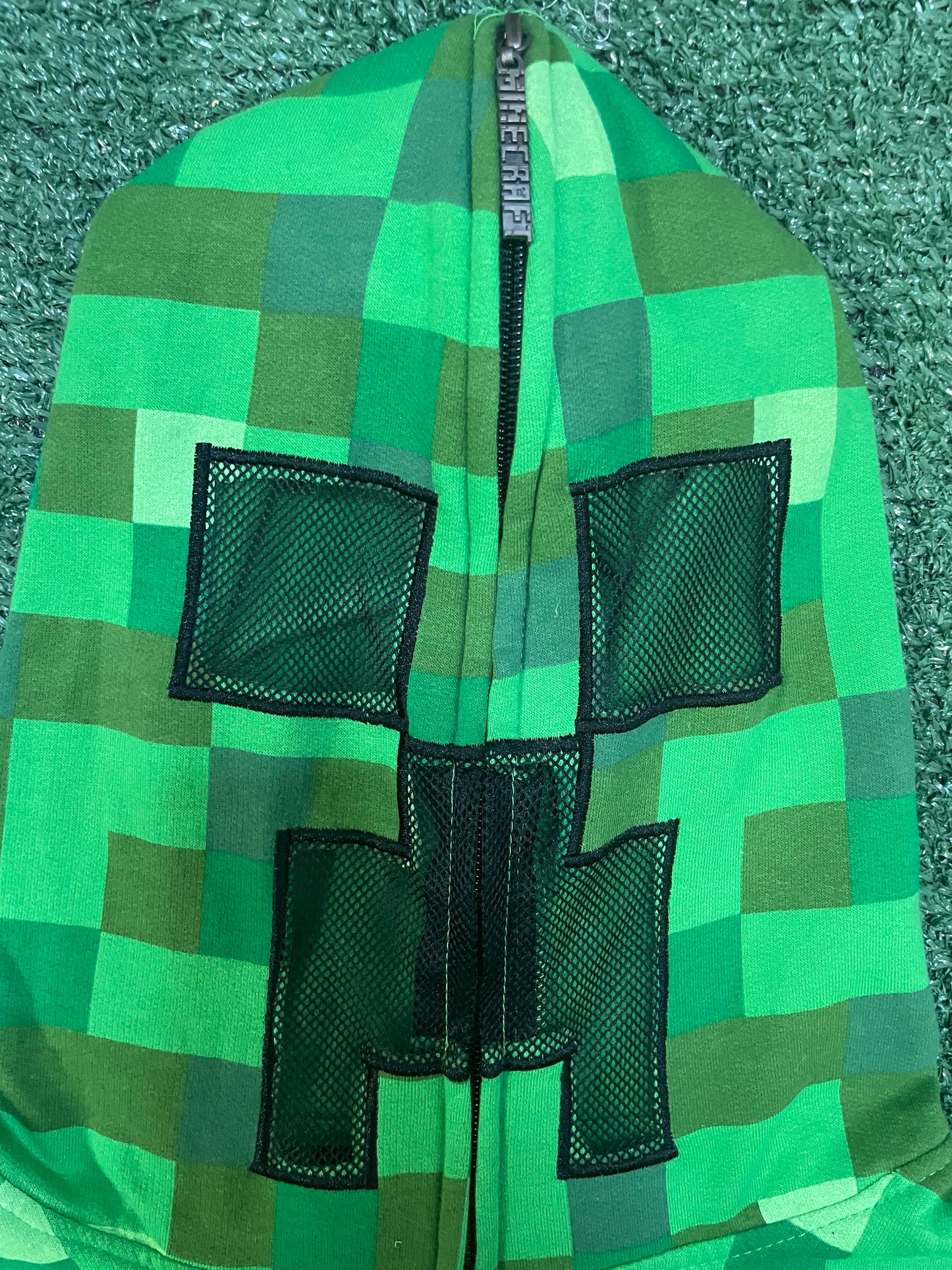 Minecraft full zip creeper hoodie