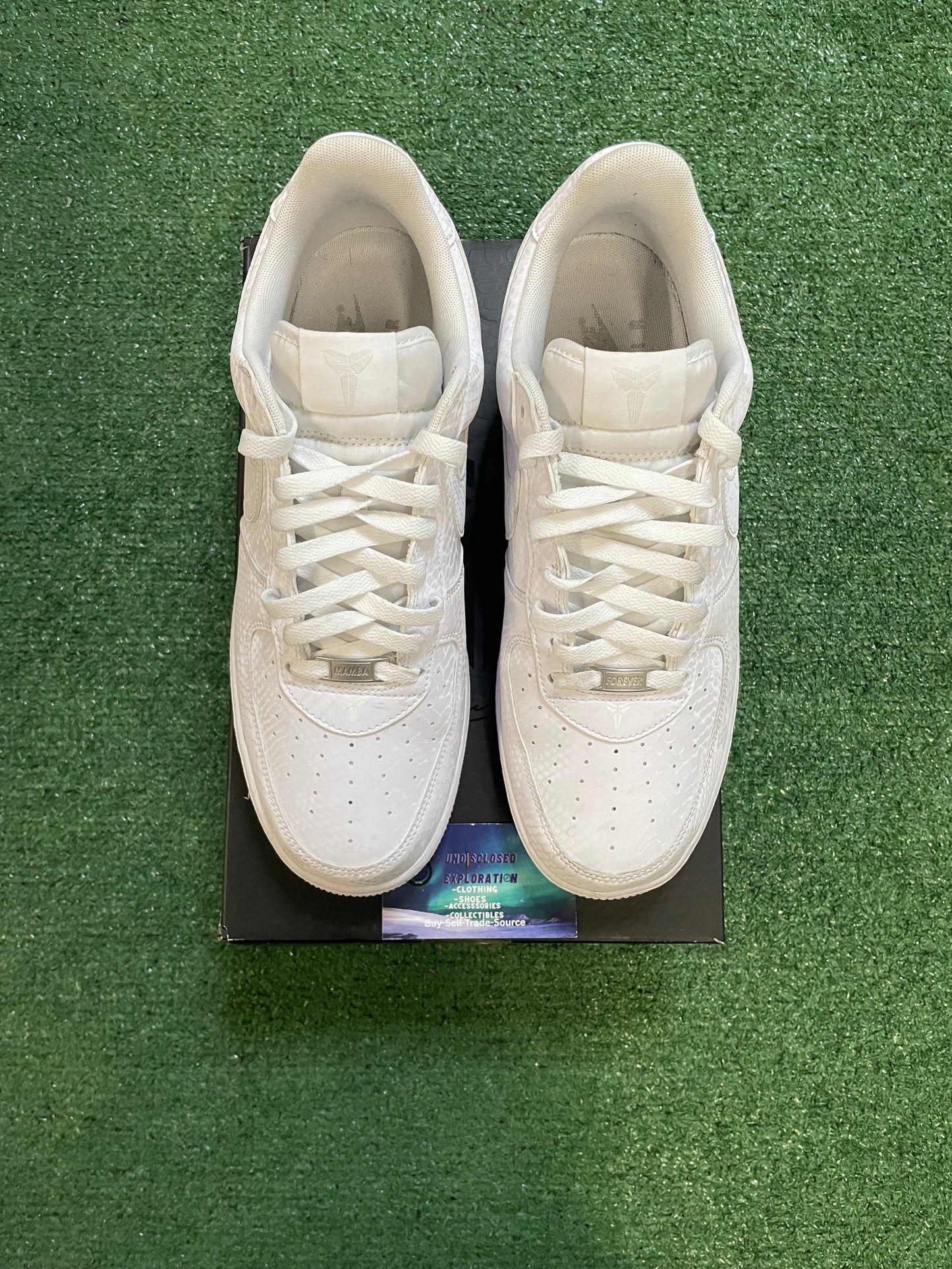 Nike Air Force 1 Low Kobe Bryant forever white size 11men/12.5women