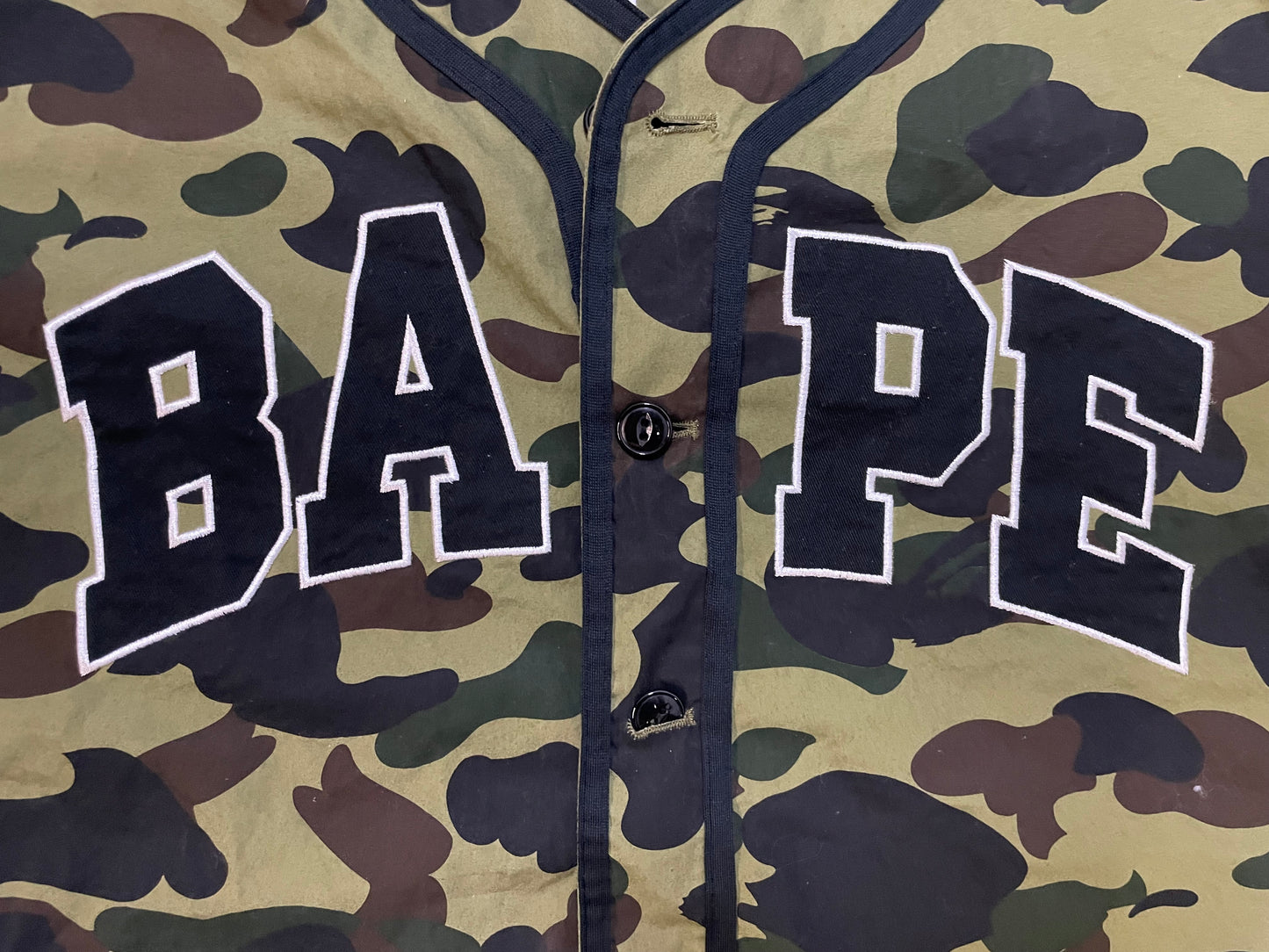 Bape 1st camo Baseball jersey