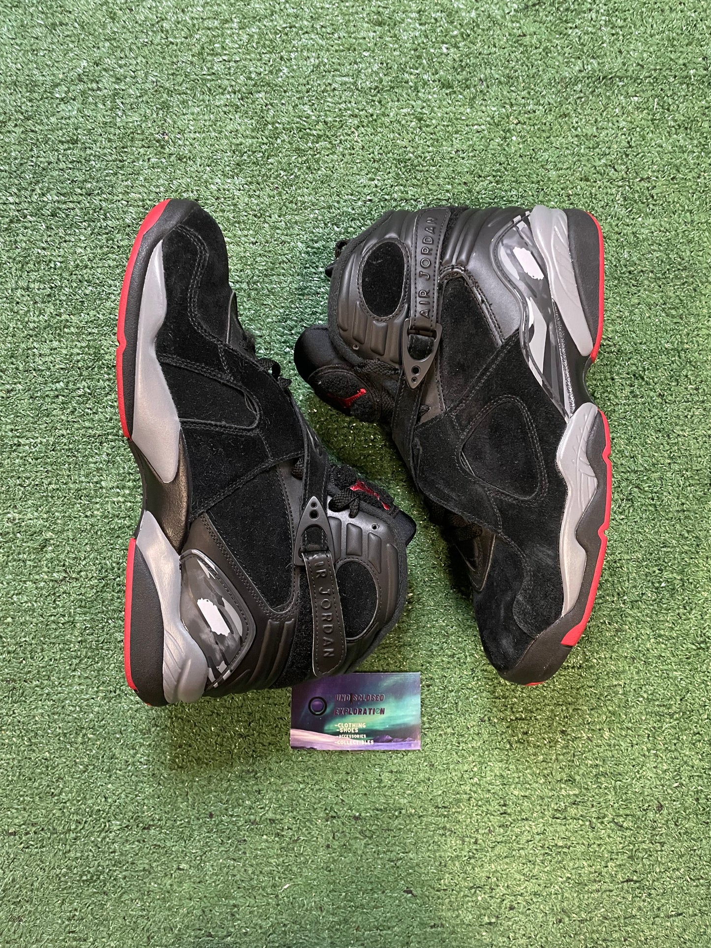 Air Jordan 8 bred size 10men/11.5women