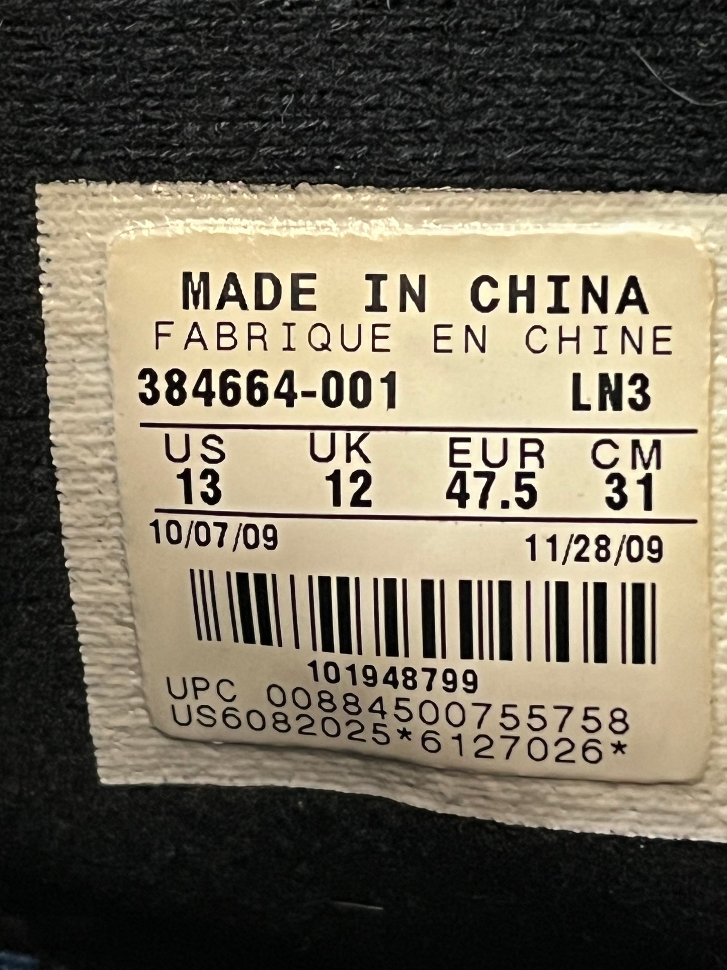 Jordan 6 pistons size 13men/14.5women