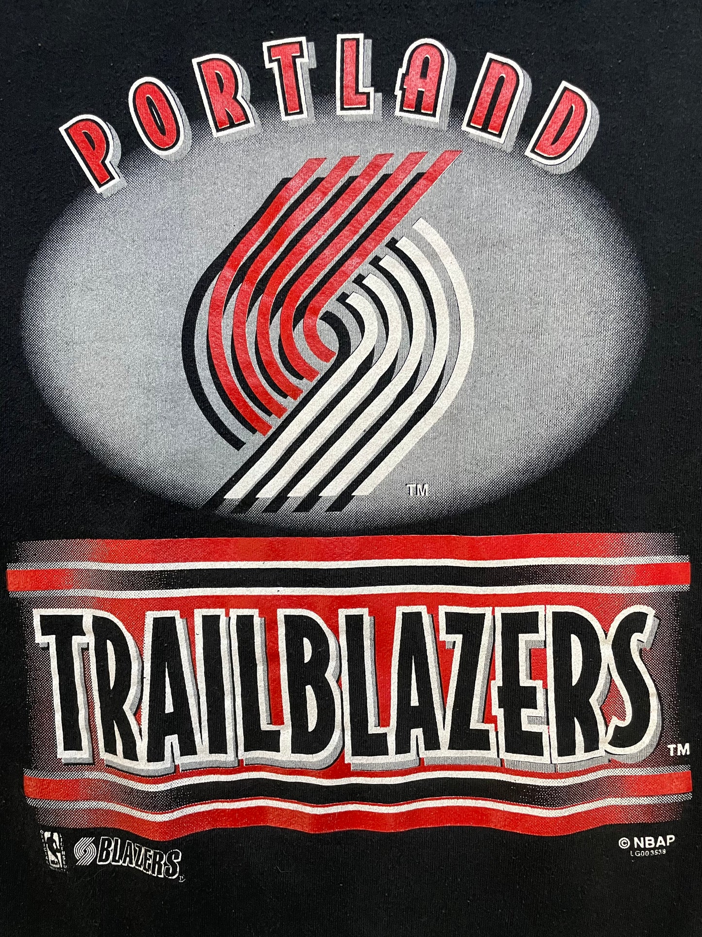 Vintage 1990s Portland trailblazers NBA crewneck
