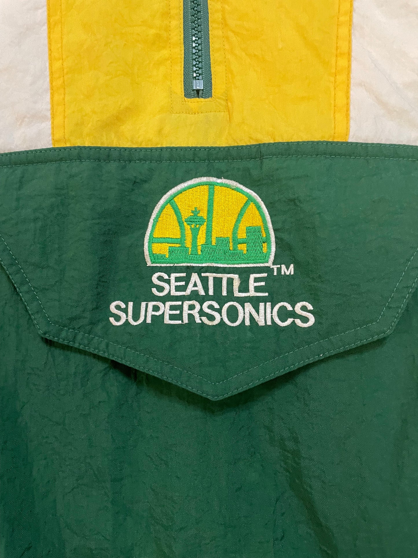 Vintage 1990s Seattle Supersonics starter jacket