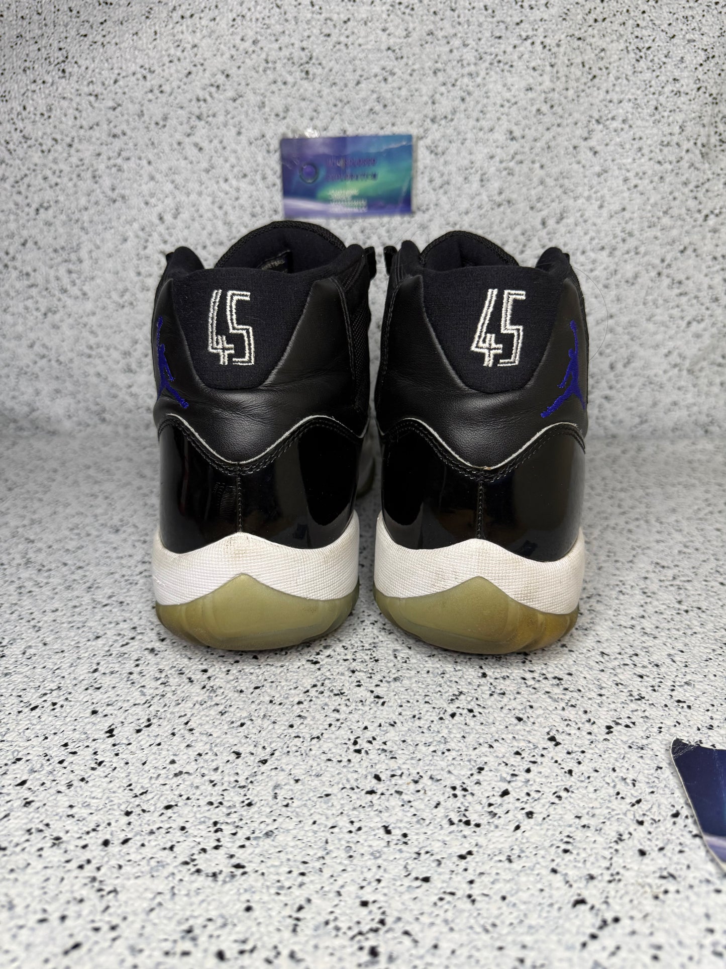 Jordan 11 Space Jam 10 Men/11.5 Women “Preowned”