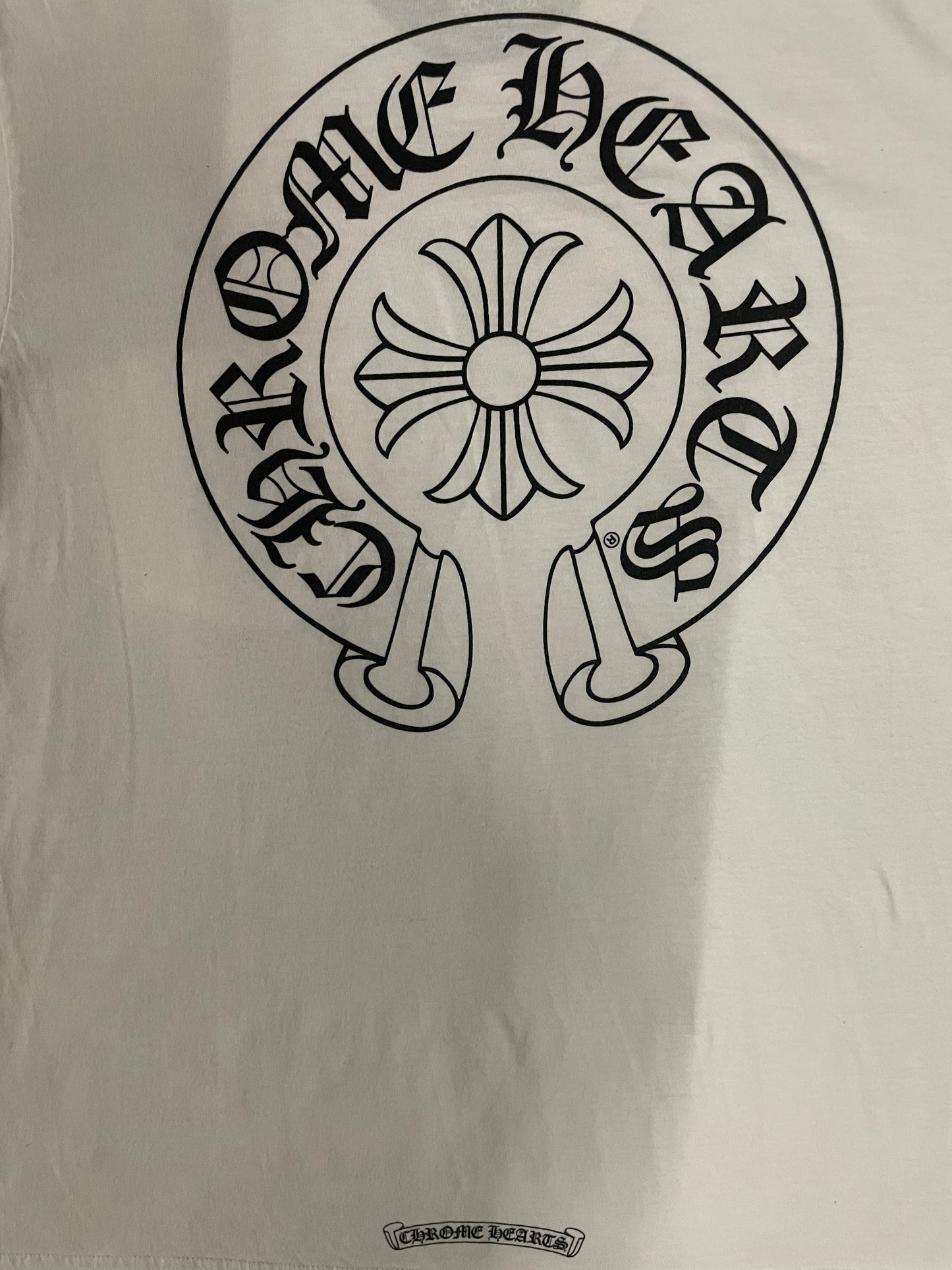 Chrome Hearts white horseshoe tee