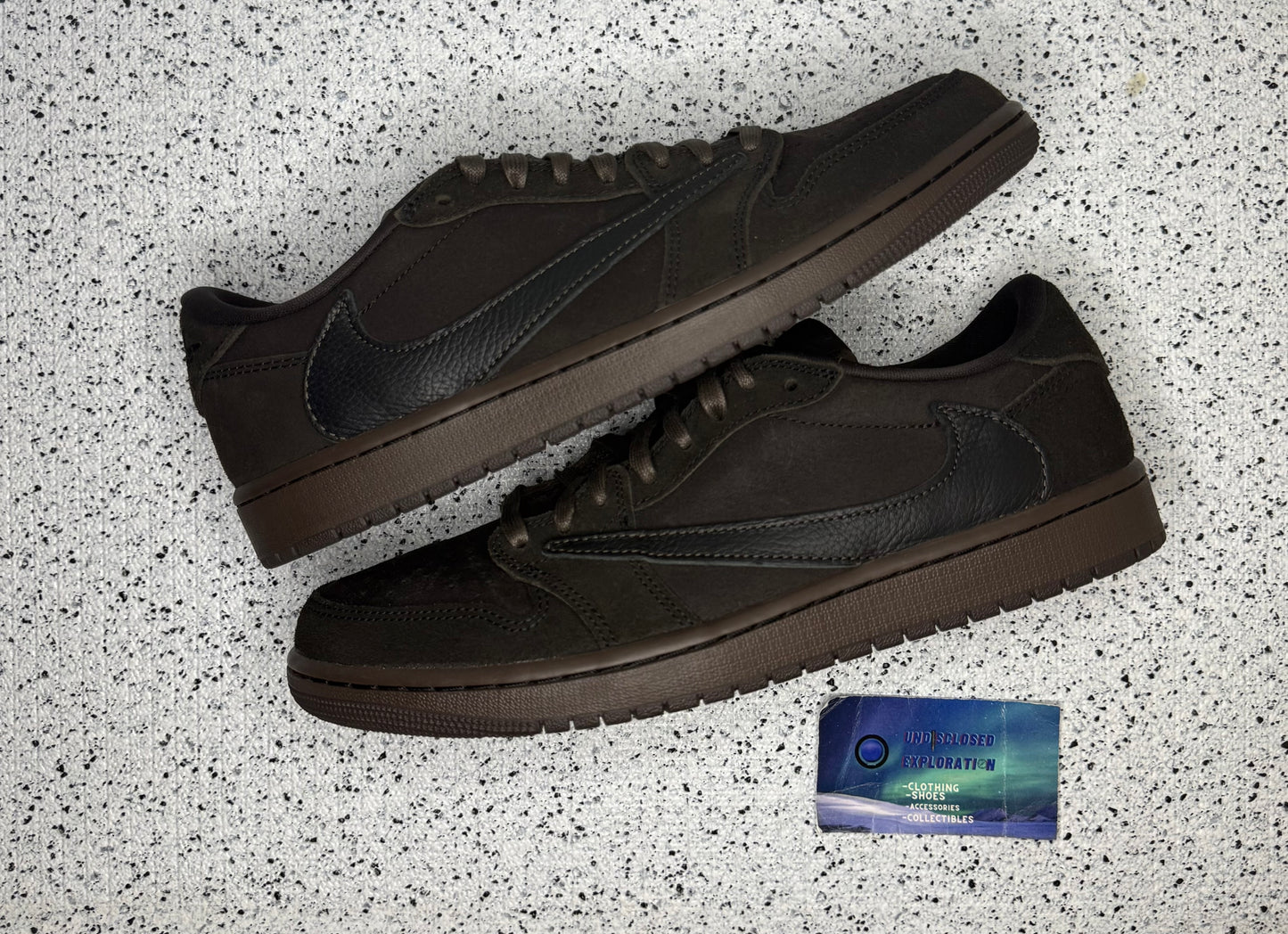 Jordan 1 Low Travis Scott Velvet 10 Men/11.5 Women “Preowned”