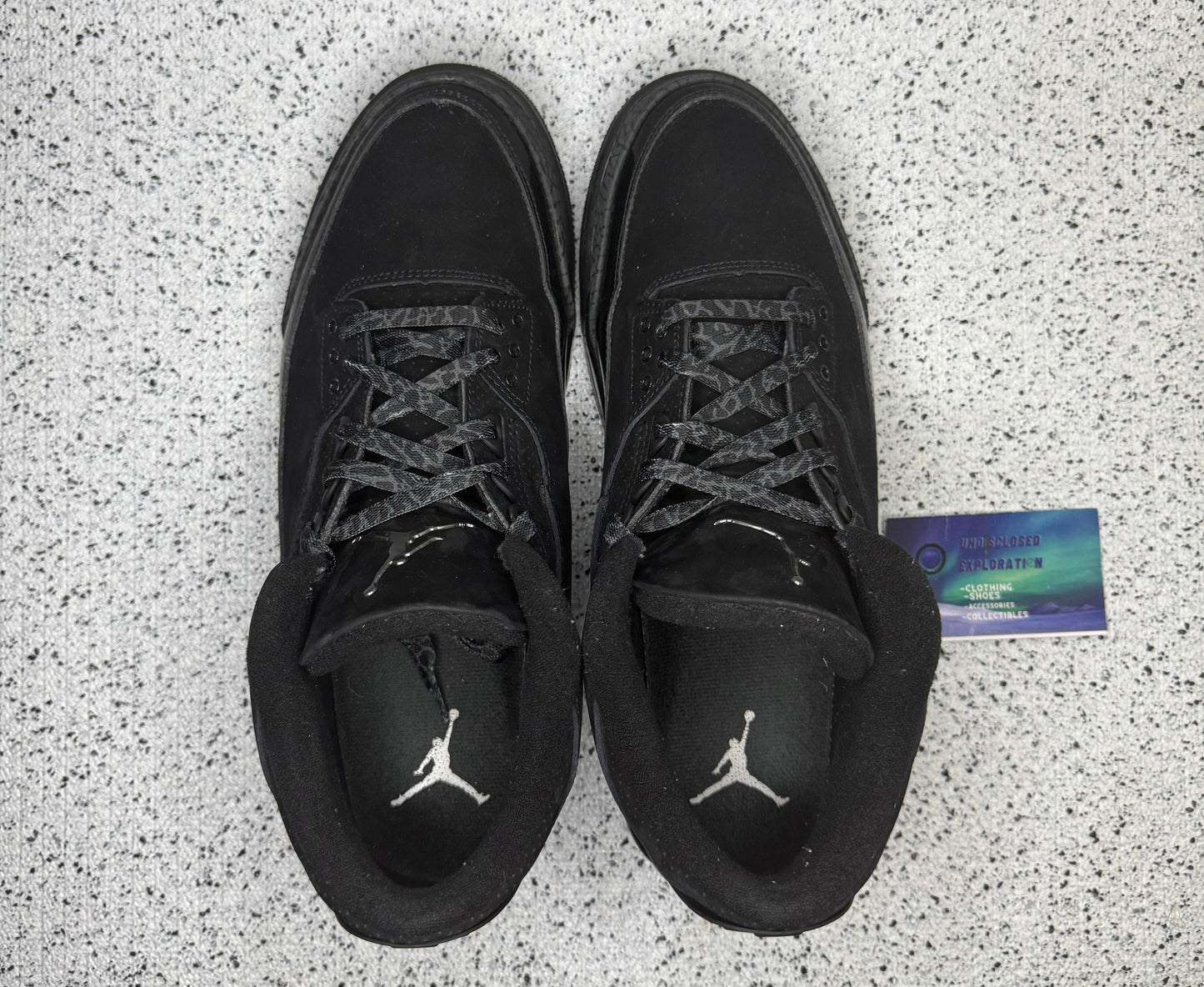 Jordan 3 Black Cat 11 Men/12.5 Women “Preowned”