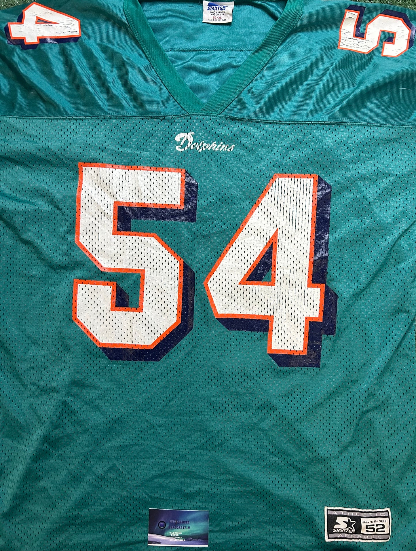 Vintage 1990s Starter Miami dolphins Z.Thomas #54 Jersey
