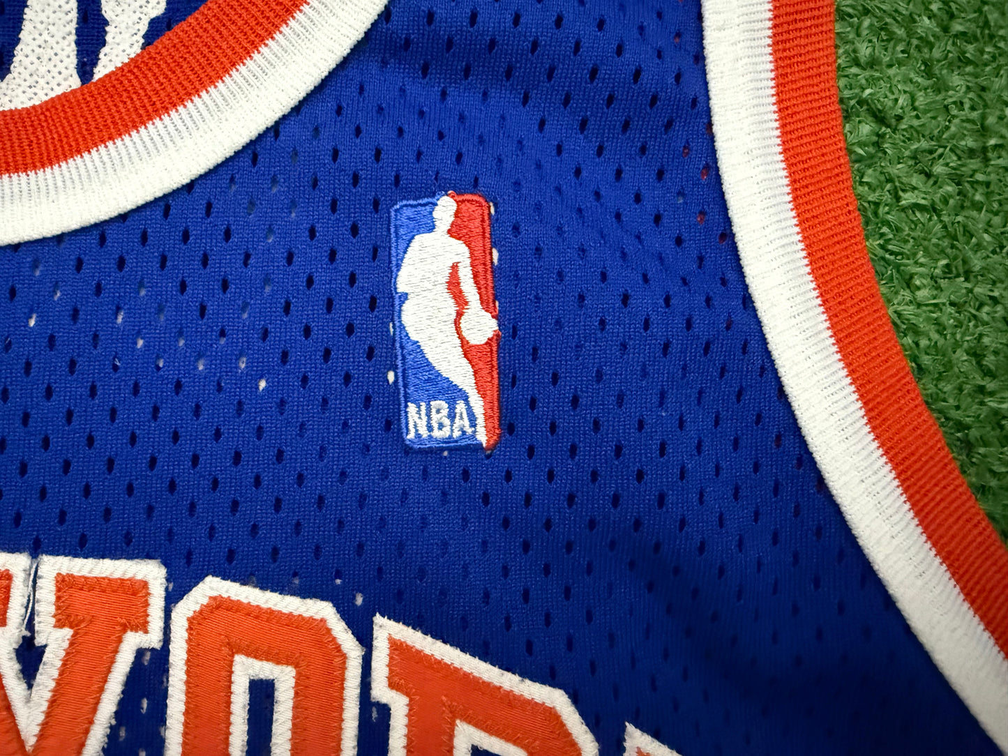 Vintage Patrick Ewing Knicks Sewn Champion Jersey