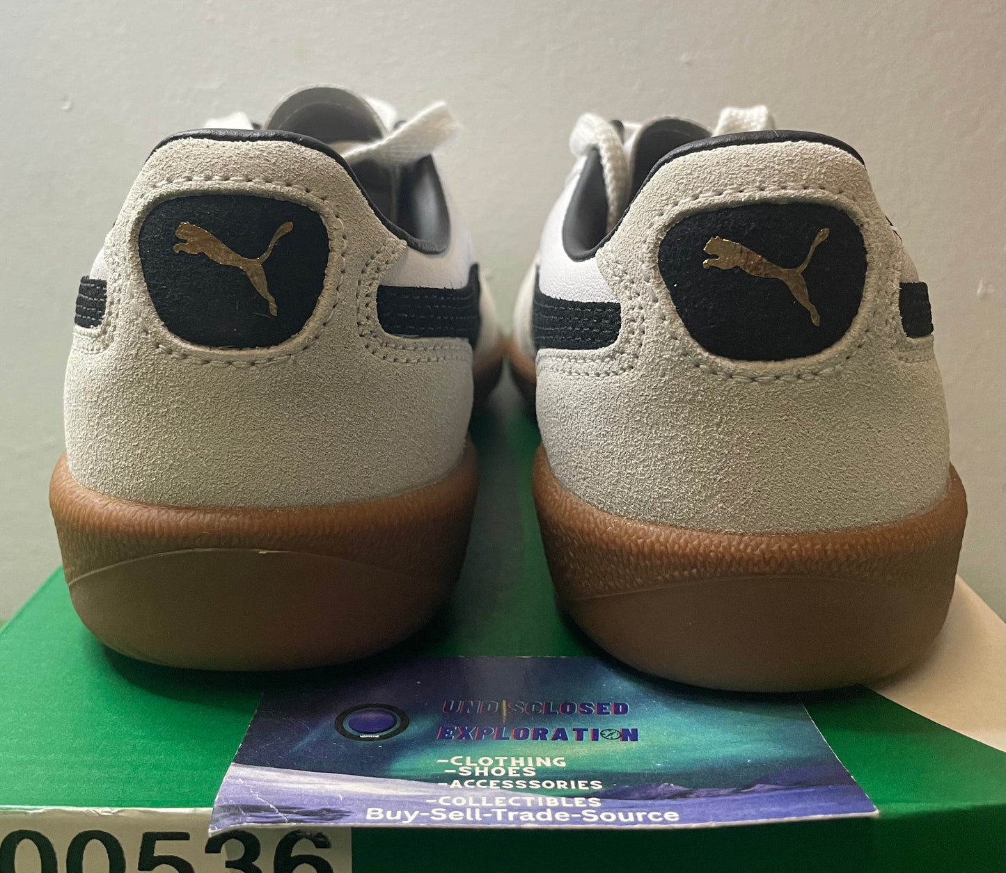 Puma Palermo white gum