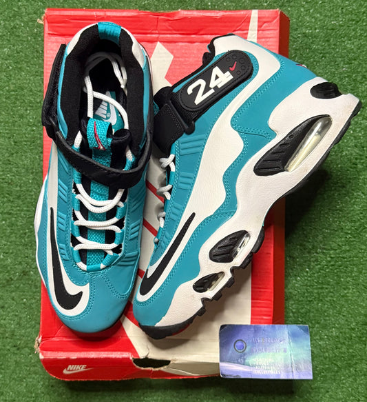 Nike Air Griffey Max 1 Aquamarine 8.5 Men/10 Women “Preowned”