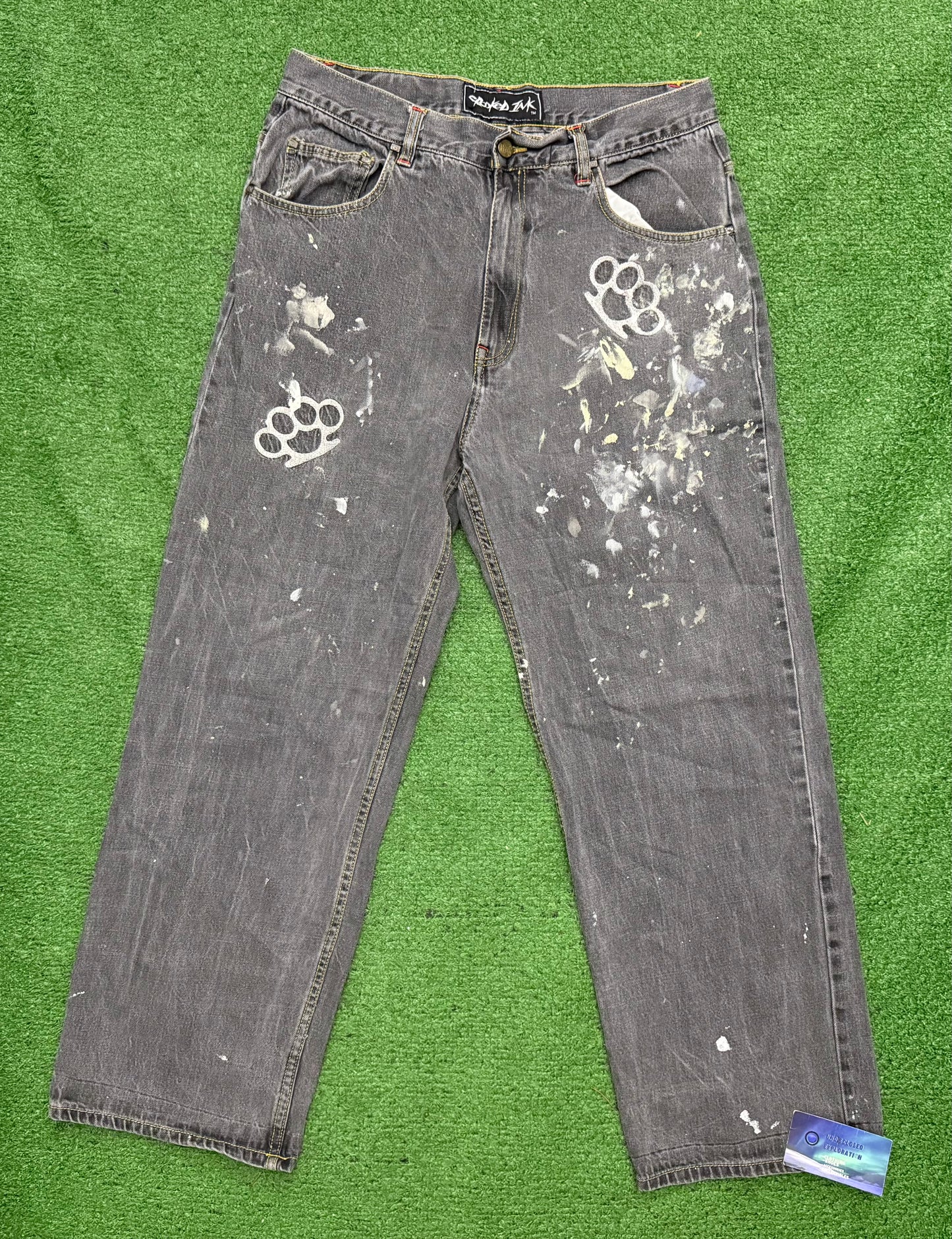 Vintage Y2K Crooked Ink Jeans