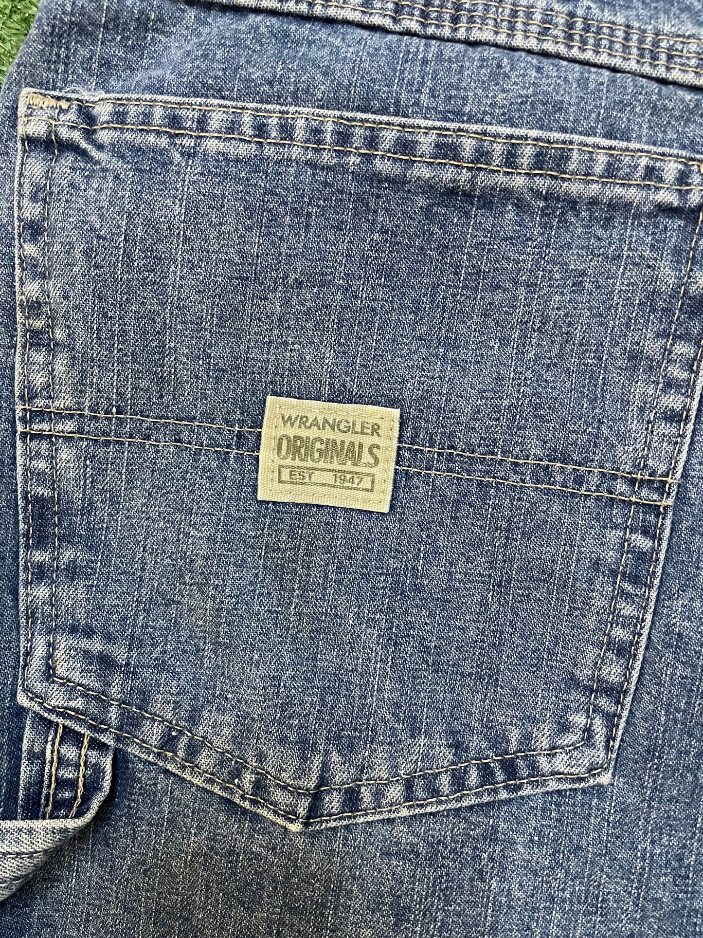 Vintage wrangler light wash Jean shorts