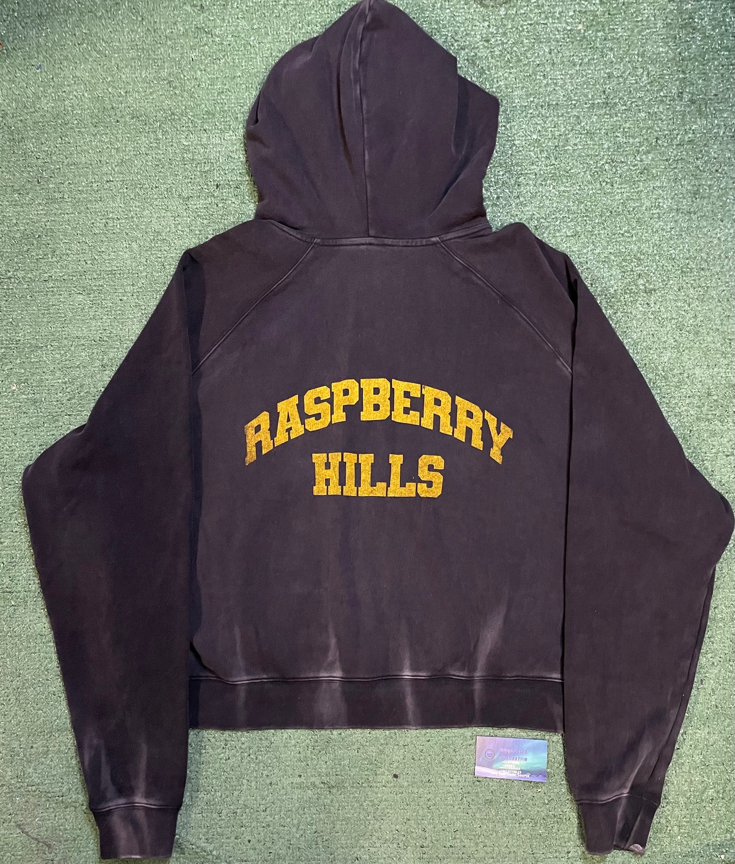 Gv Gallery Raspberry Hills black and yellow zipup hoodie